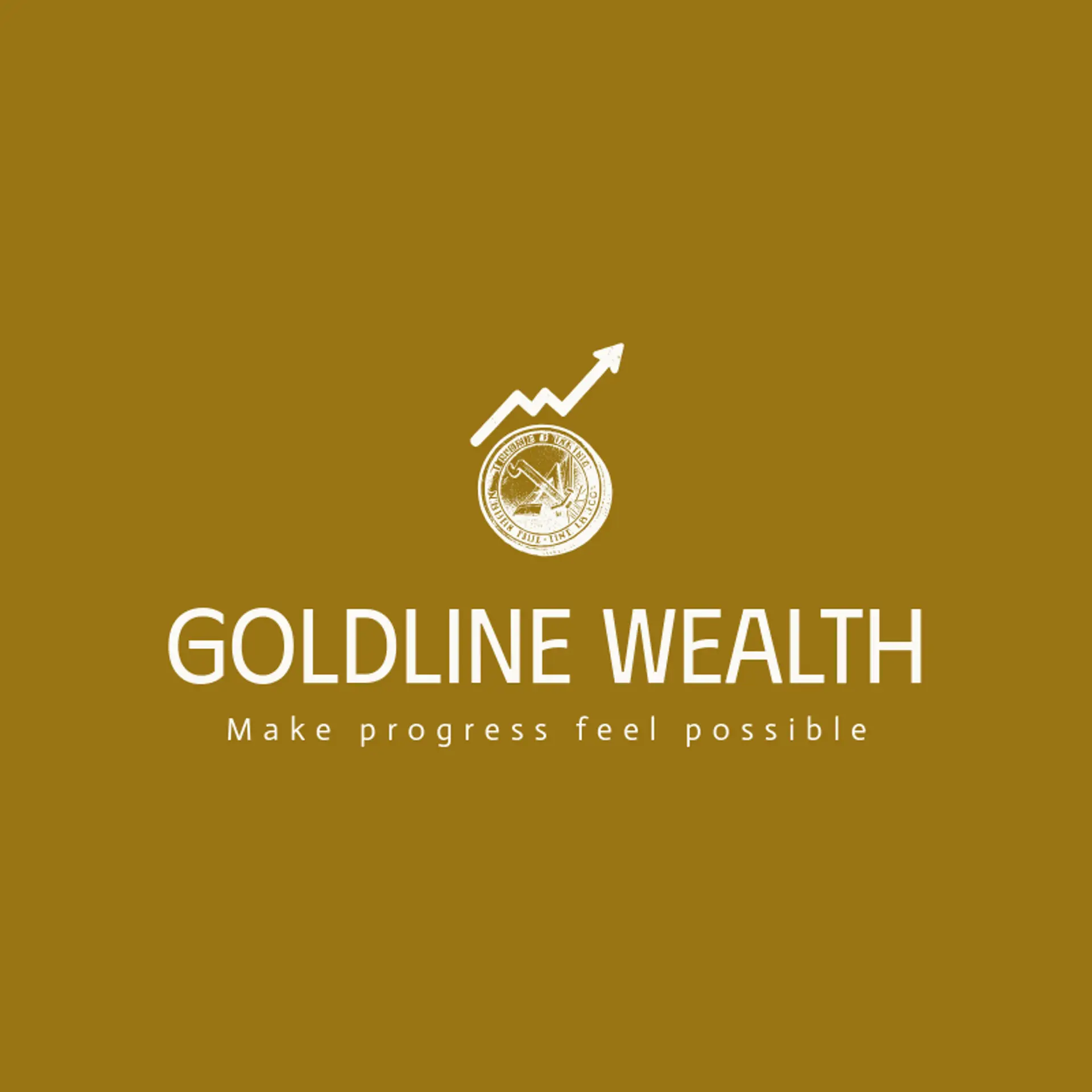 Goldline Wealth logo for money