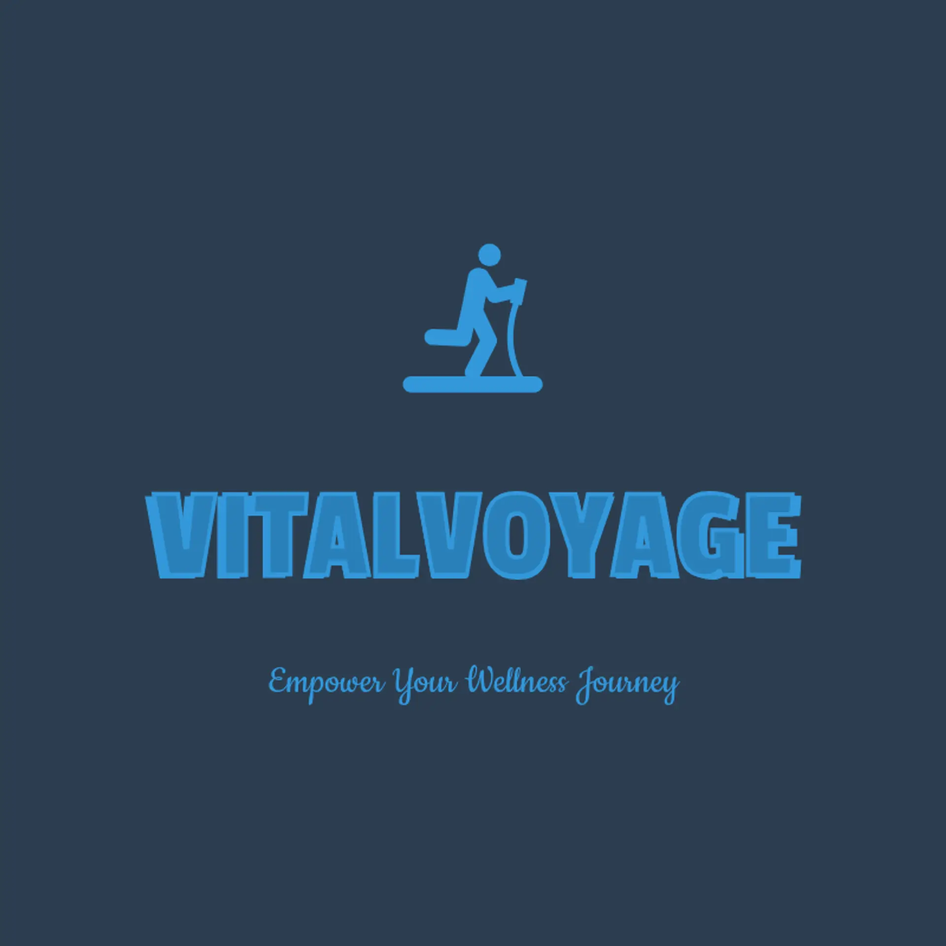 VitalVoyage logo for fitness app