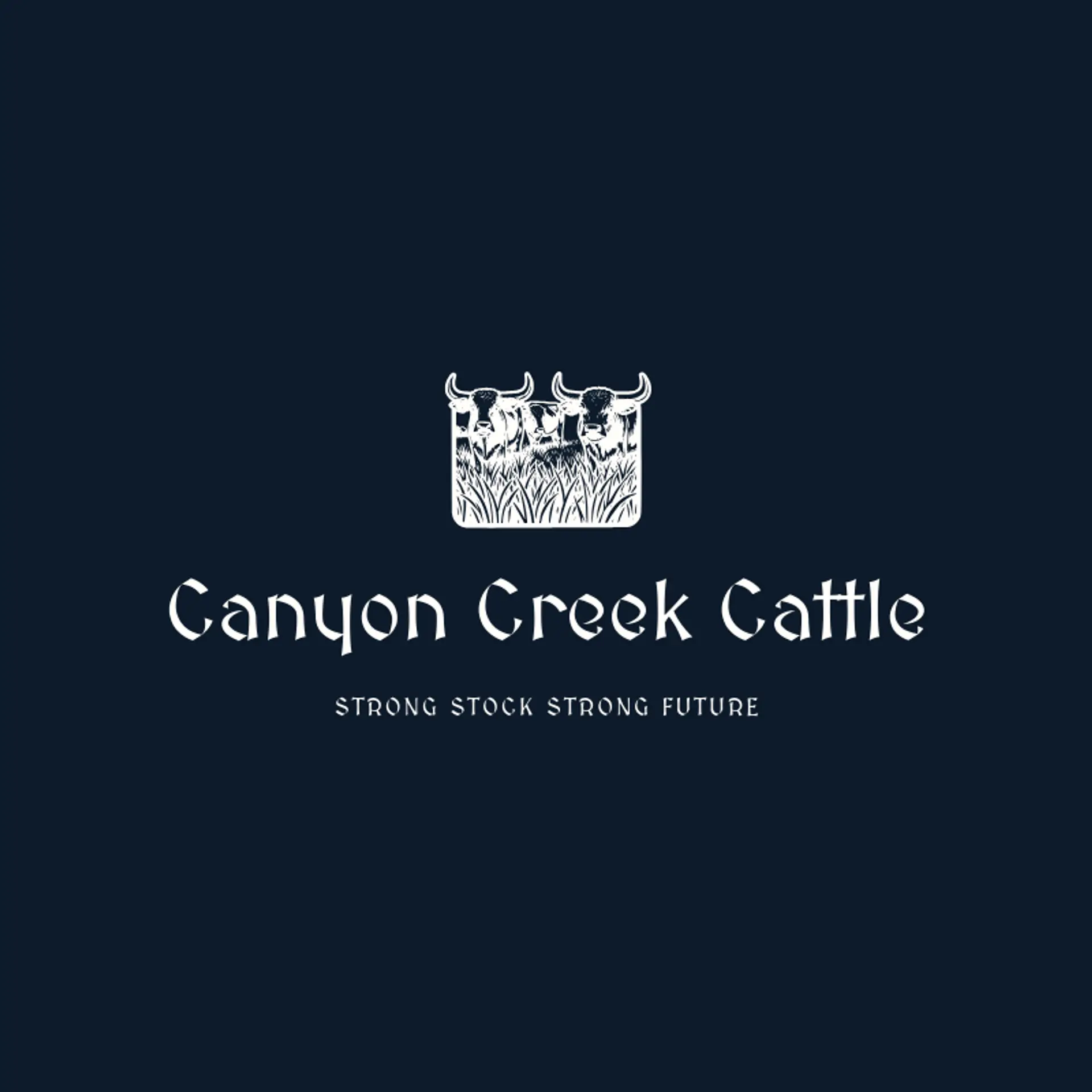 Canyon Creek Cattle logo for ranch