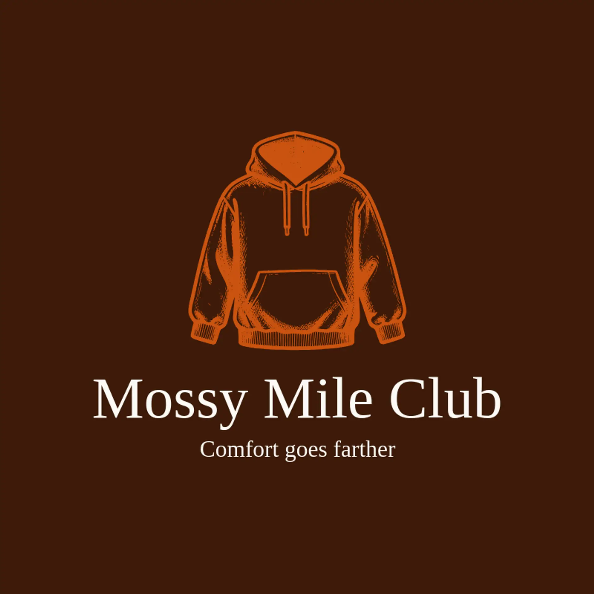 Mossy Mile Club logo for hoodie