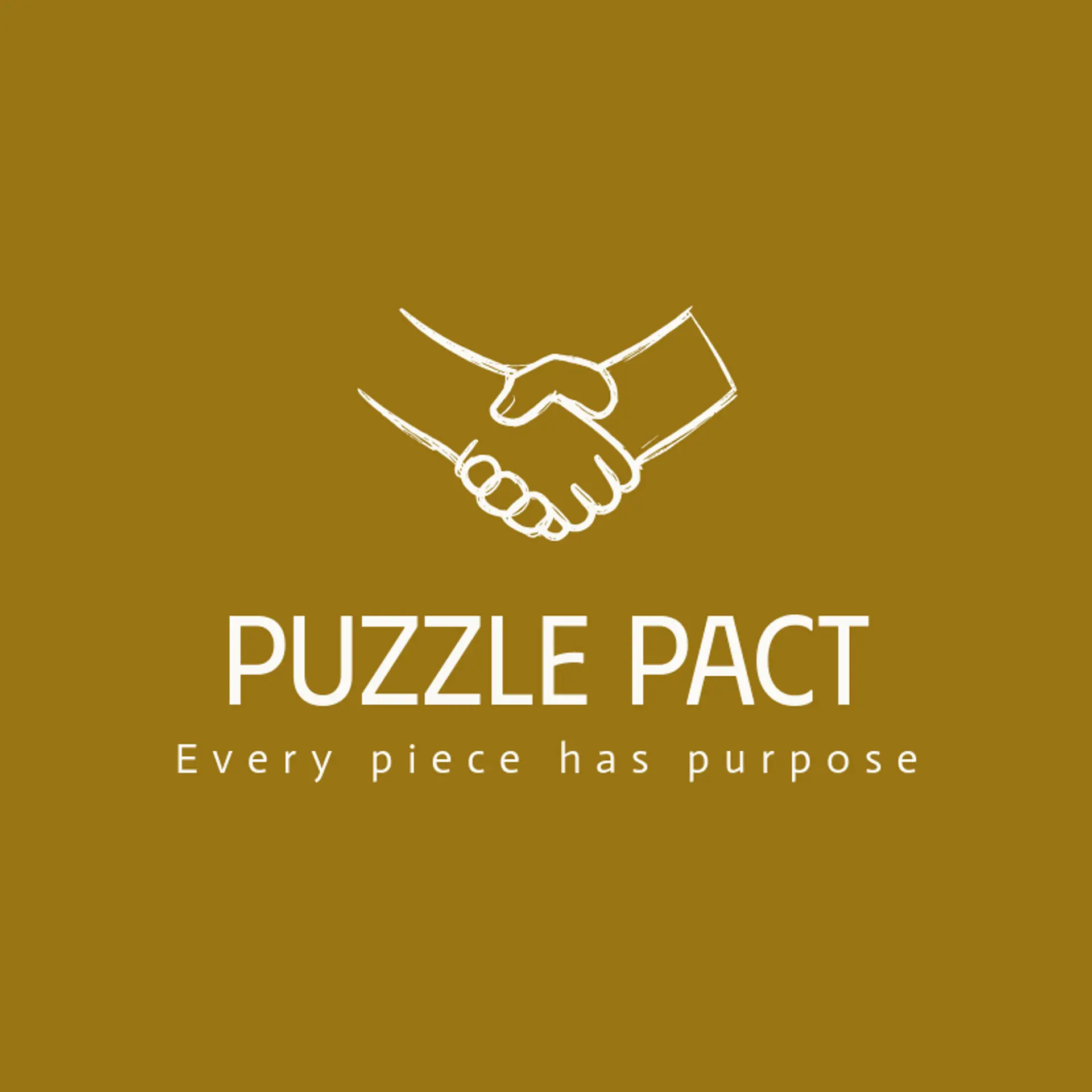Puzzle Pact logo for handshake
