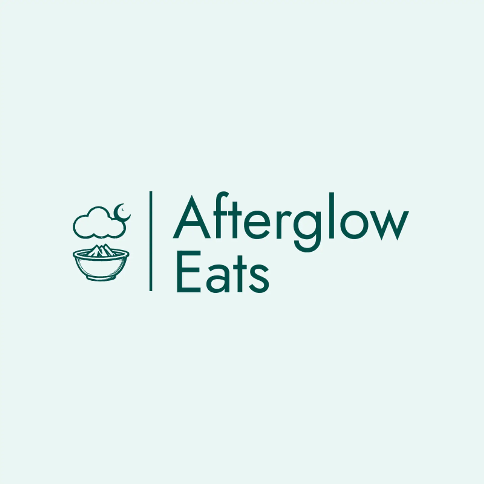 Afterglow Eats logo for cloud kitchen