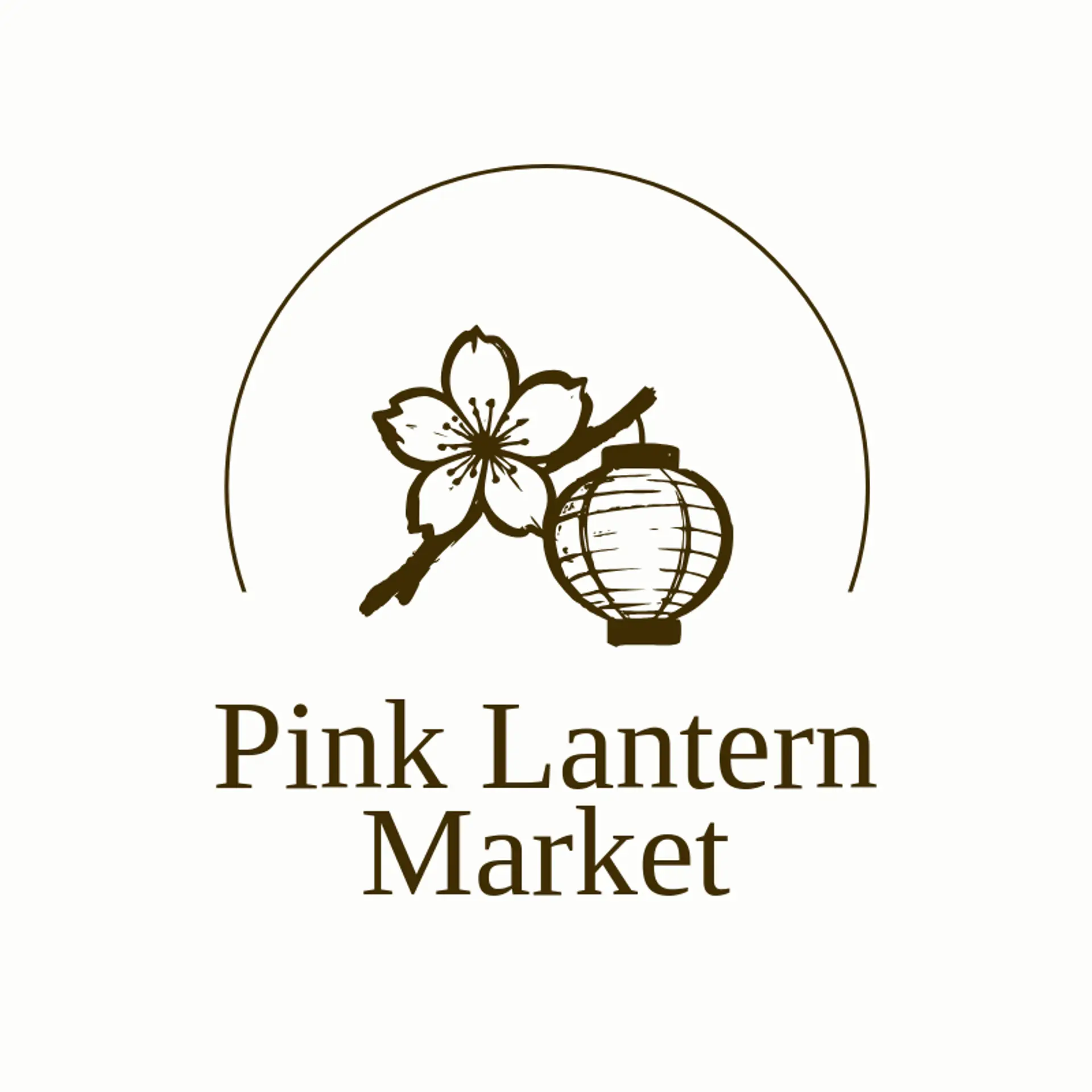 Pink Lantern Market logo for sakura