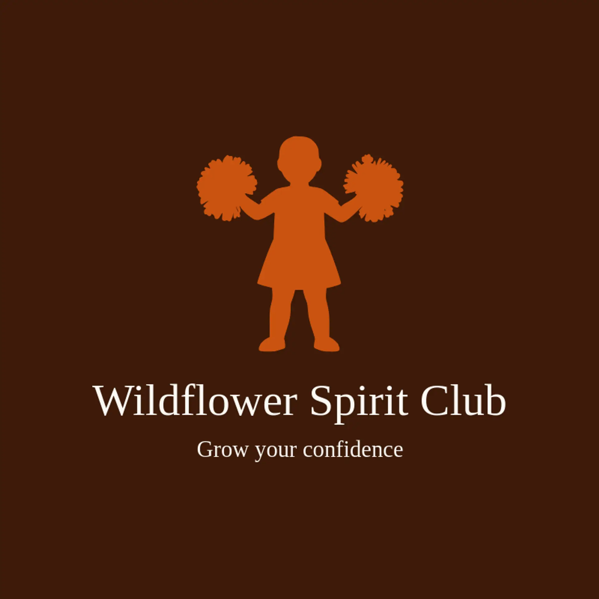 Wildflower Spirit Club logo for cheerleader