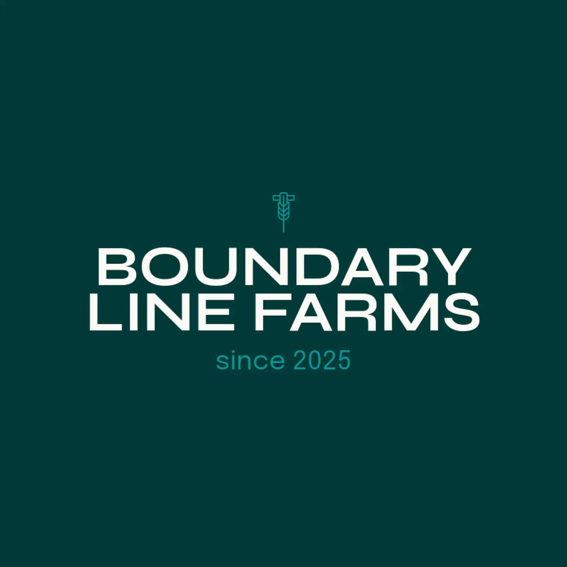 Boundary Line Farms logo for dairy farm