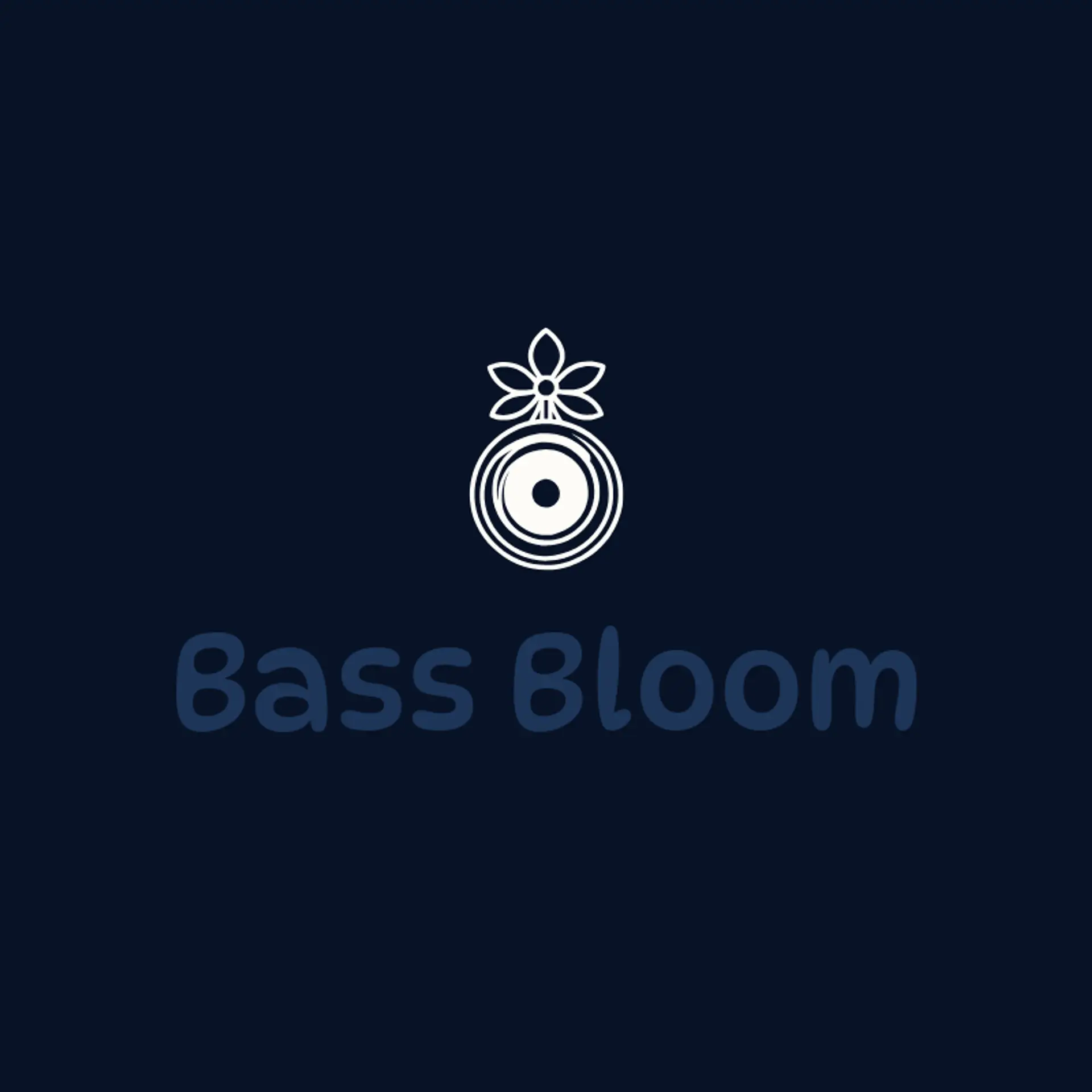 Bass Bloom logo for sound
