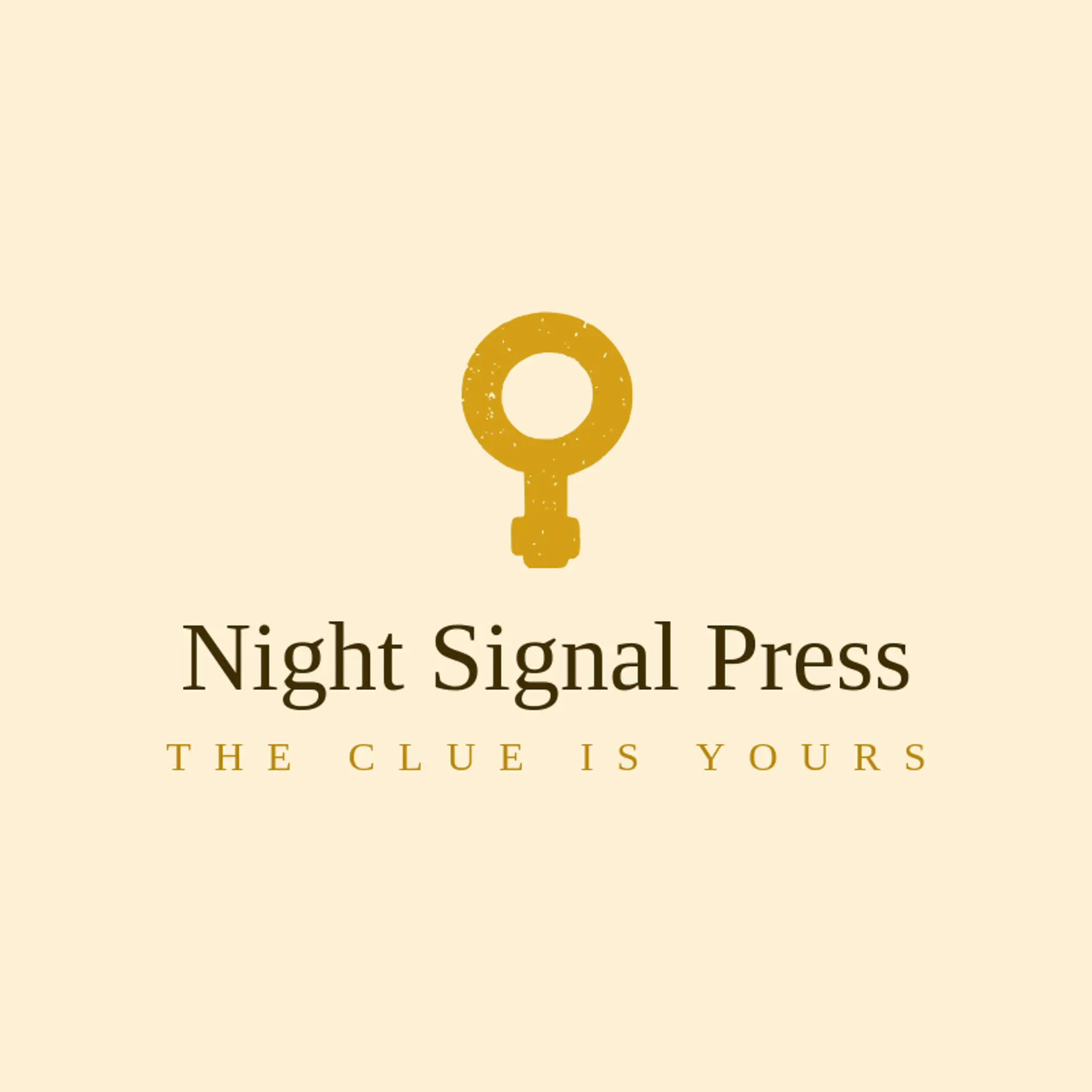 Night Signal Press logo for mystery