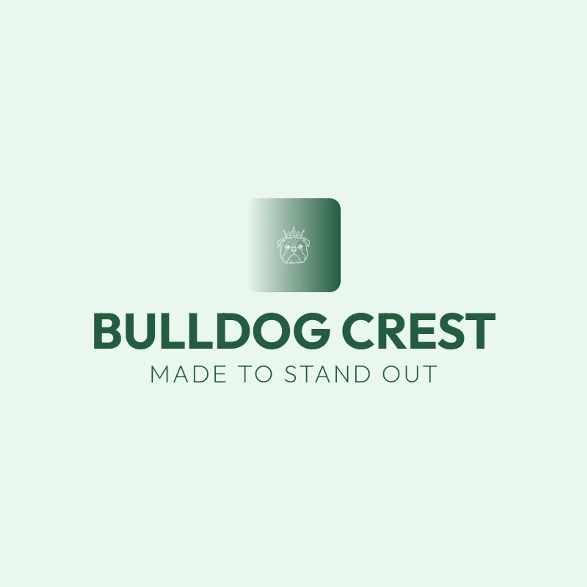 Bulldog Crest logo for bulldog