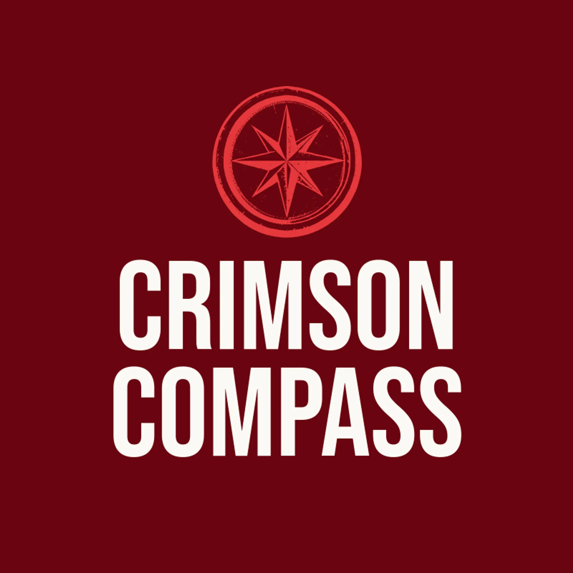 Crimson Compass logo for money