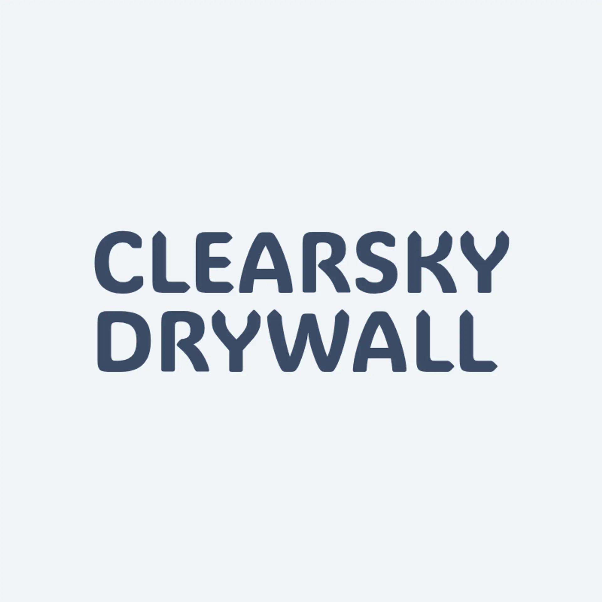 ClearSky Drywall logo for construction dry wall