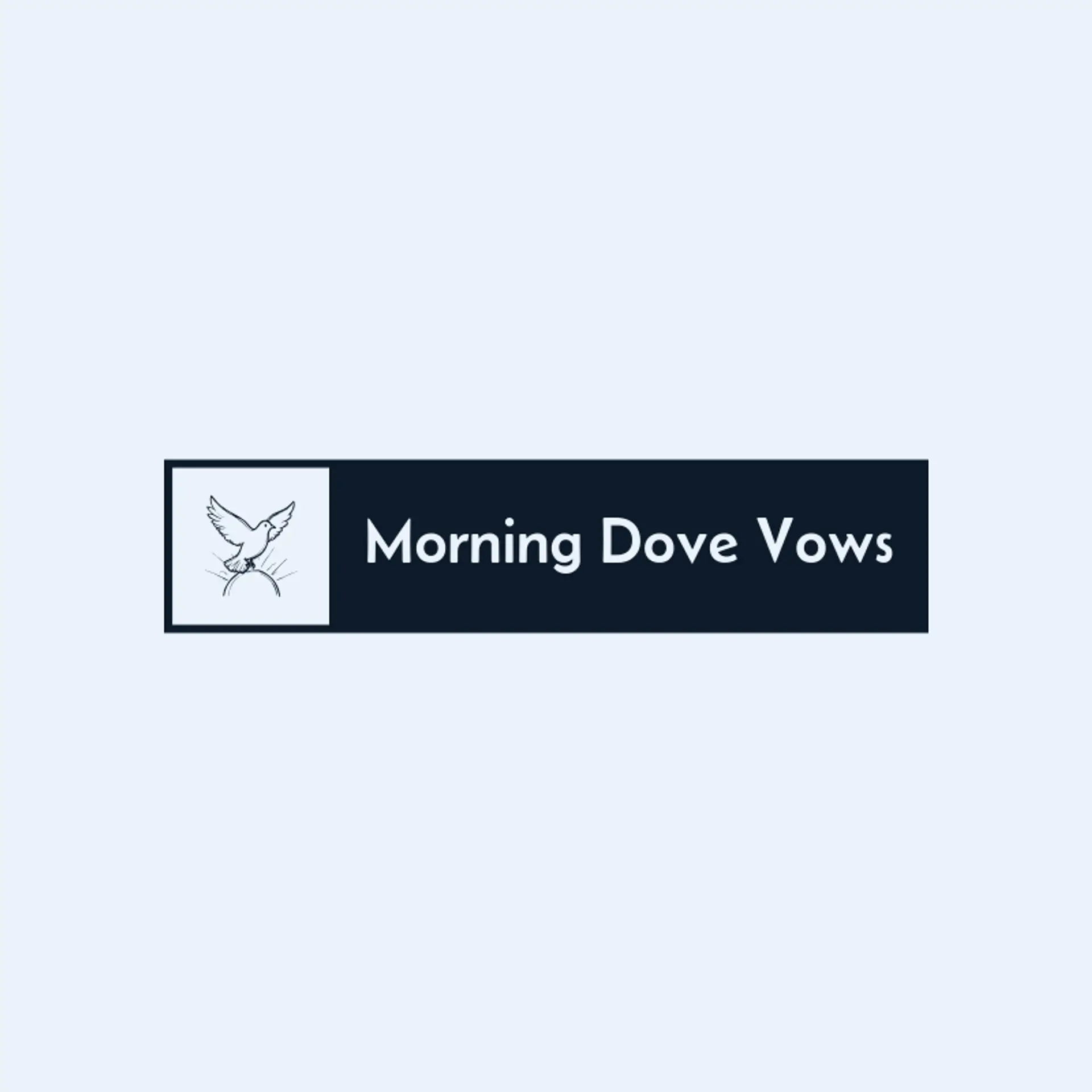 Morning Dove Vows logo for matrimony