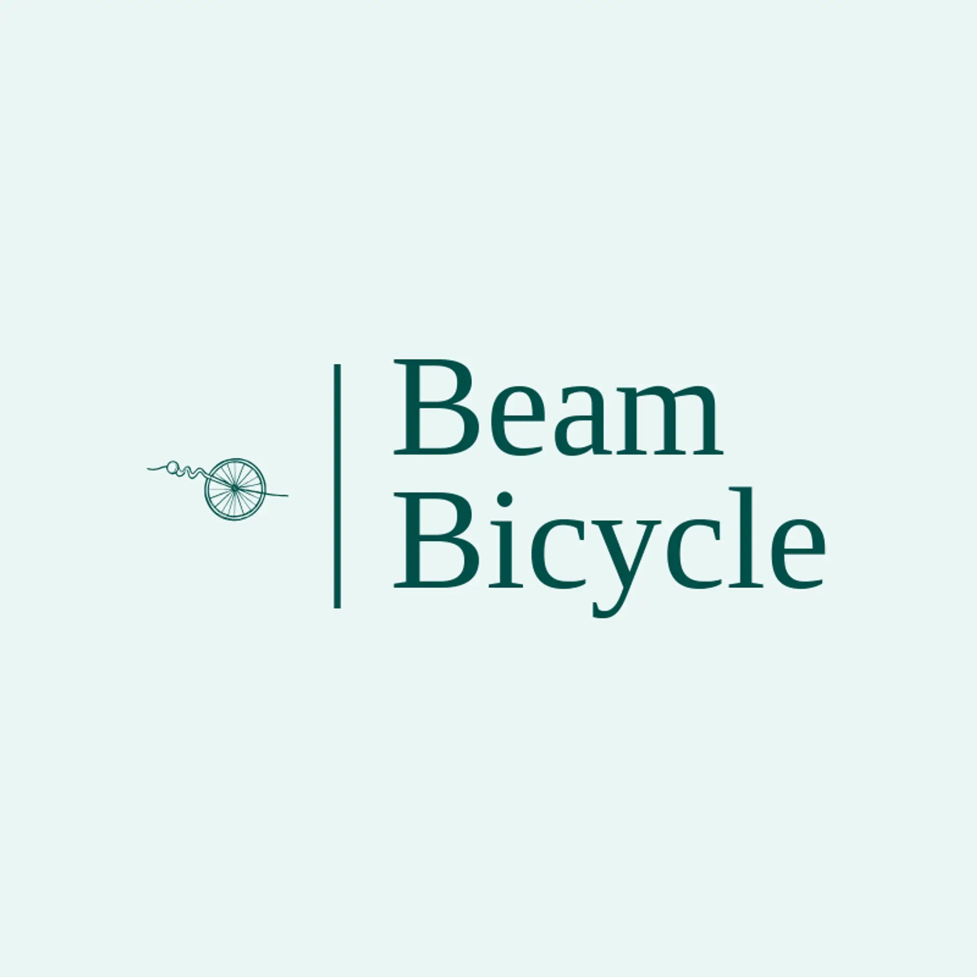 Beam Bicycle logo for laser