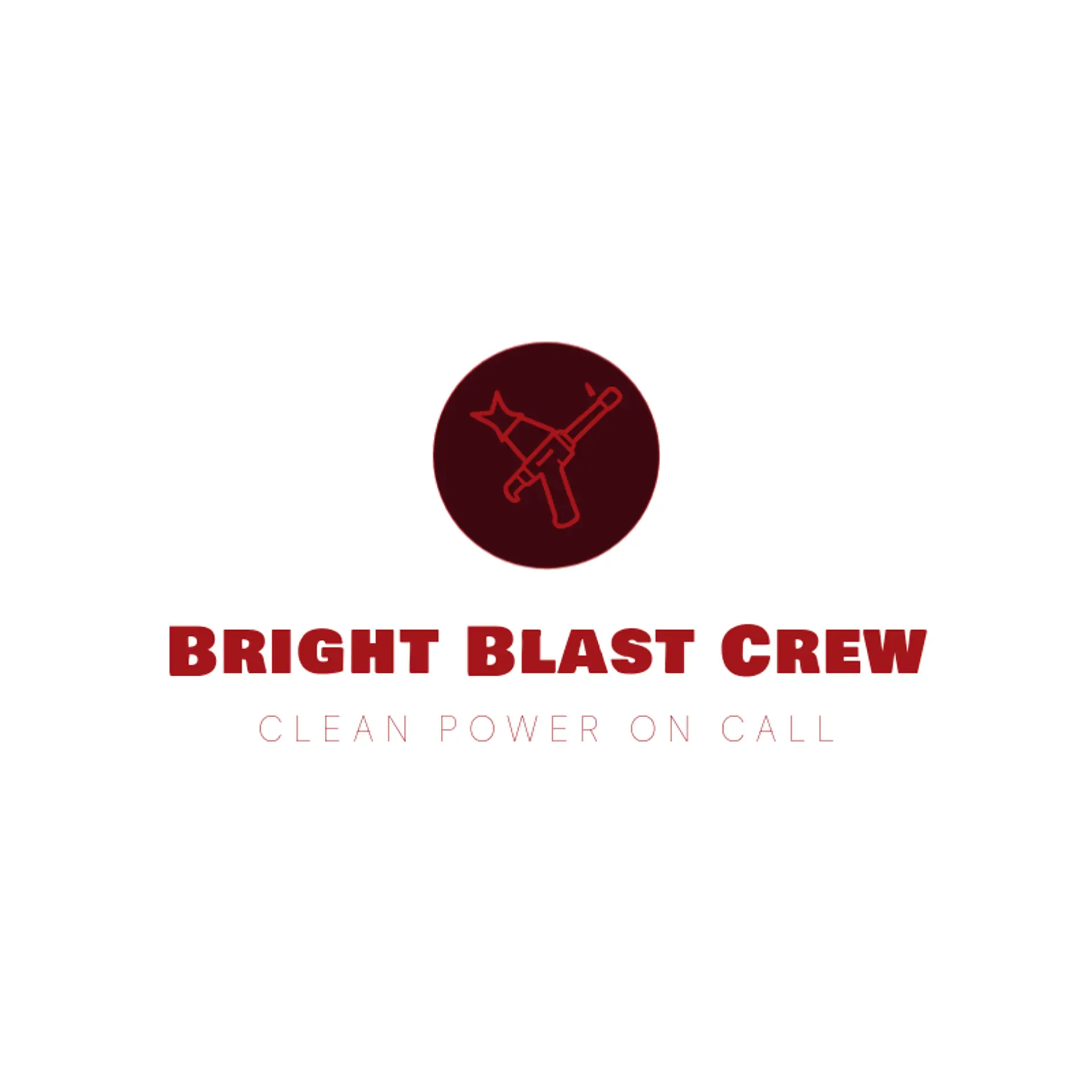 Bright Blast Crew logo for pressure washing