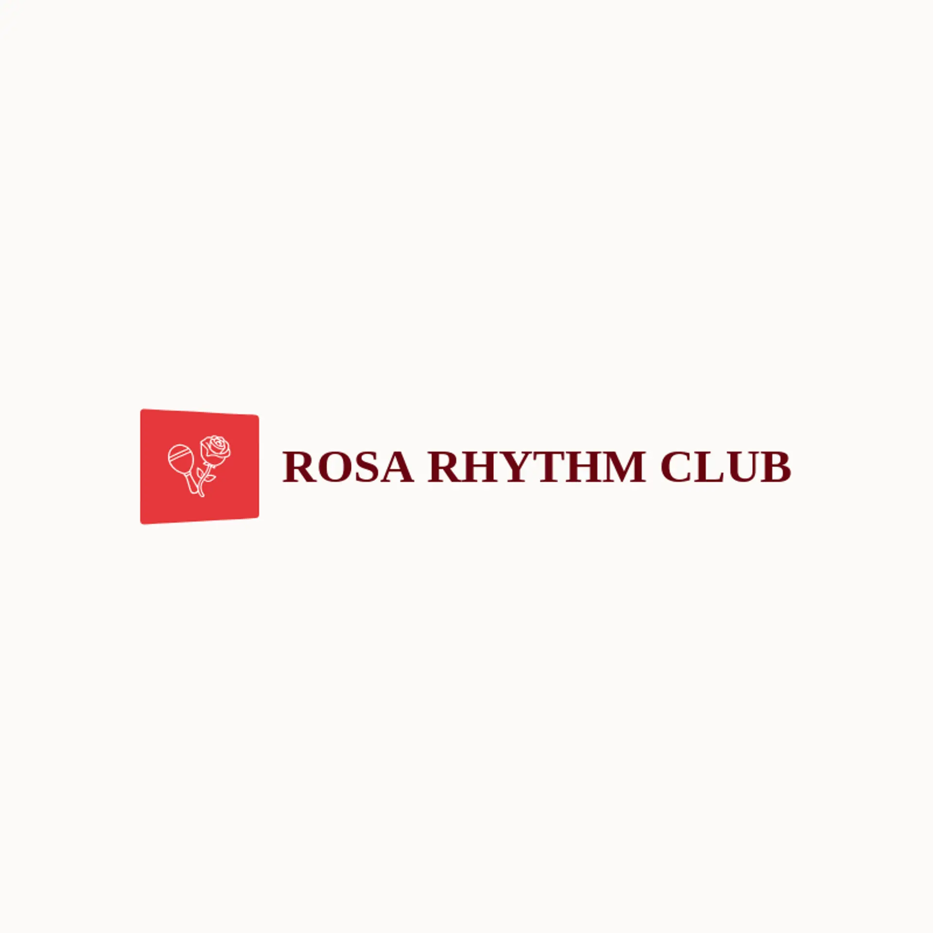 Rosa Rhythm Club logo for fiesta