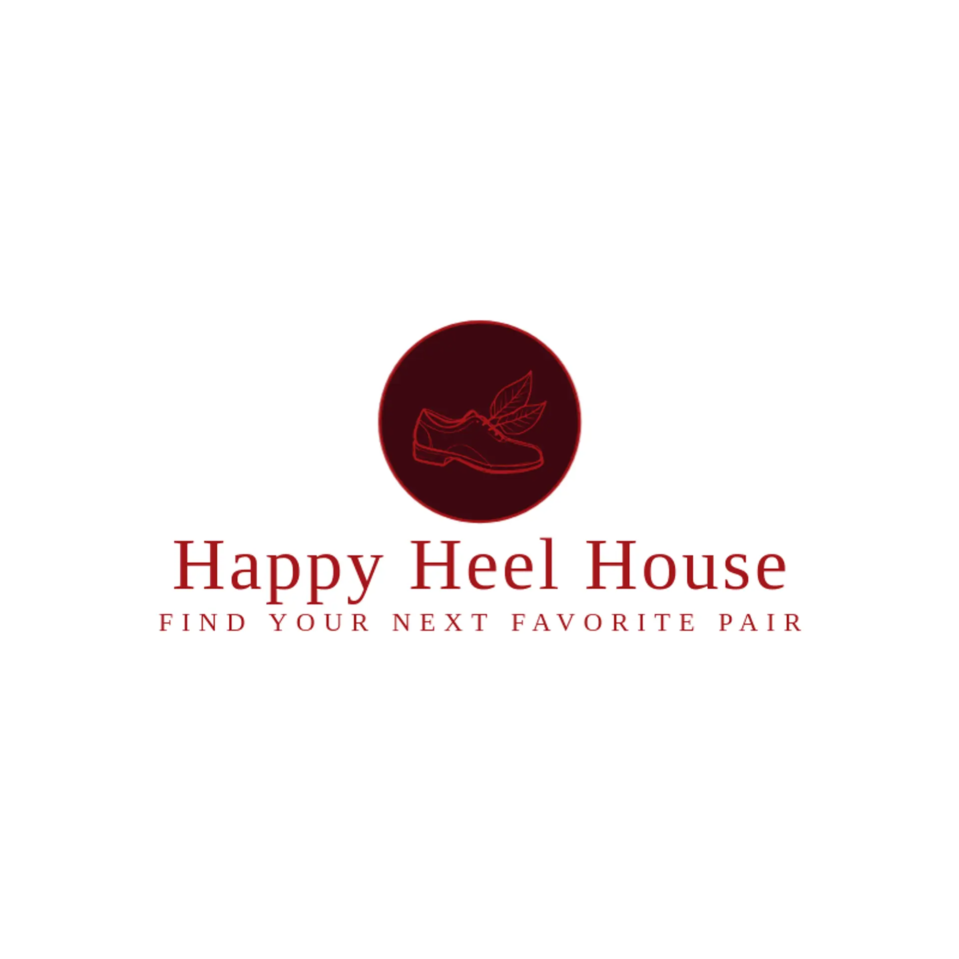 Happy Heel House logo for shoe store