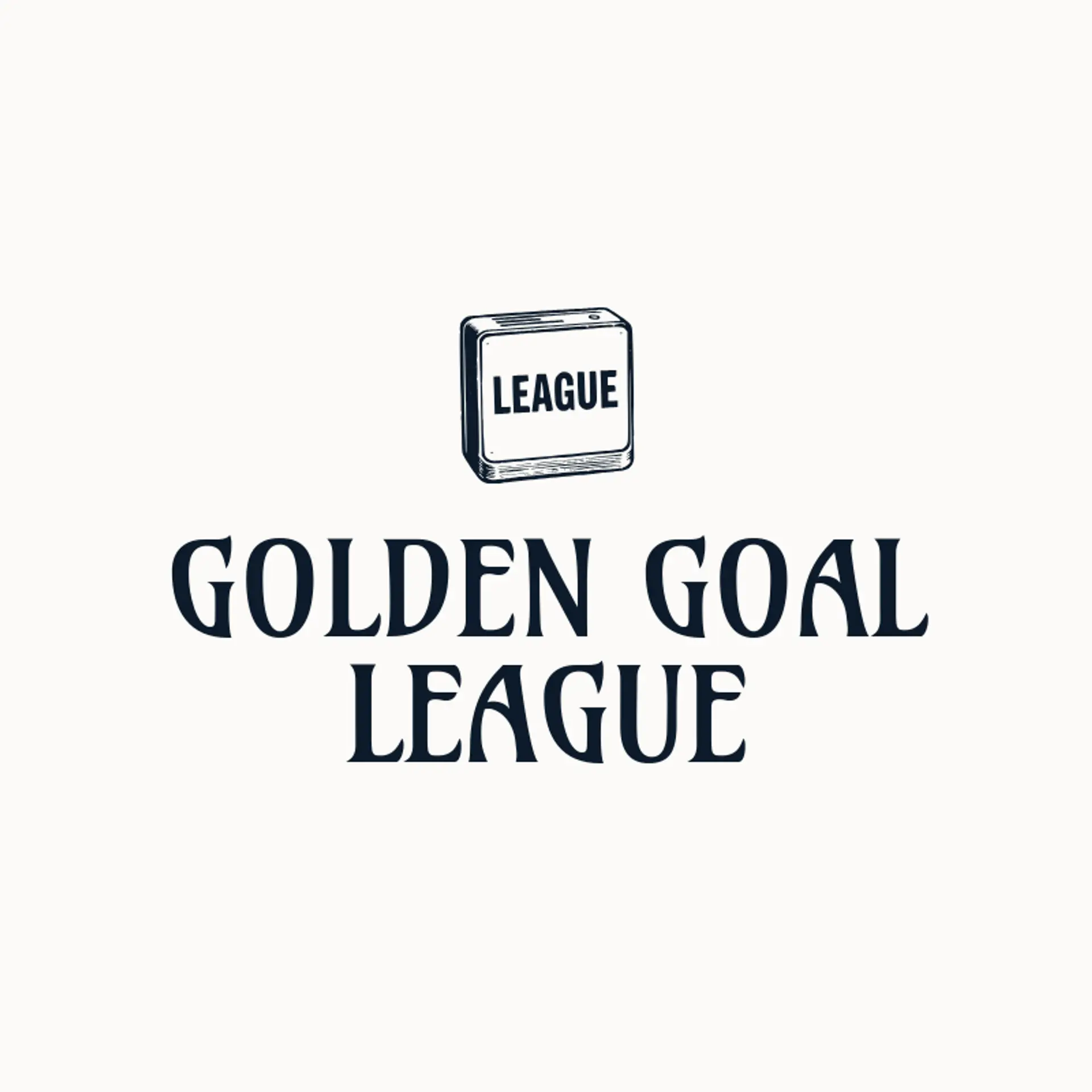 Golden Goal League logo for league