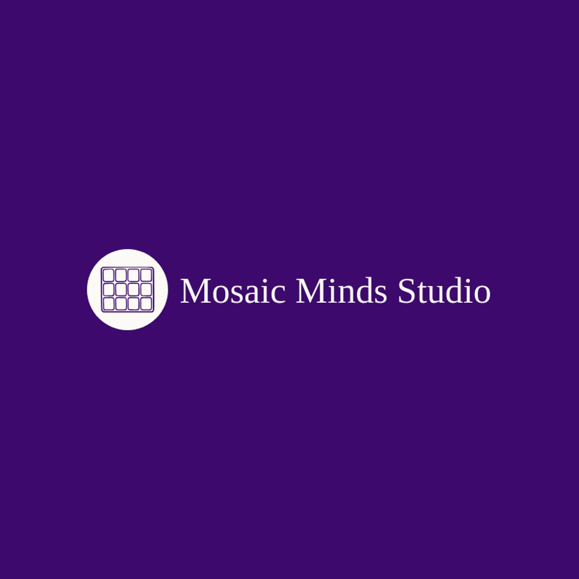 Mosaic Minds Studio logo for class