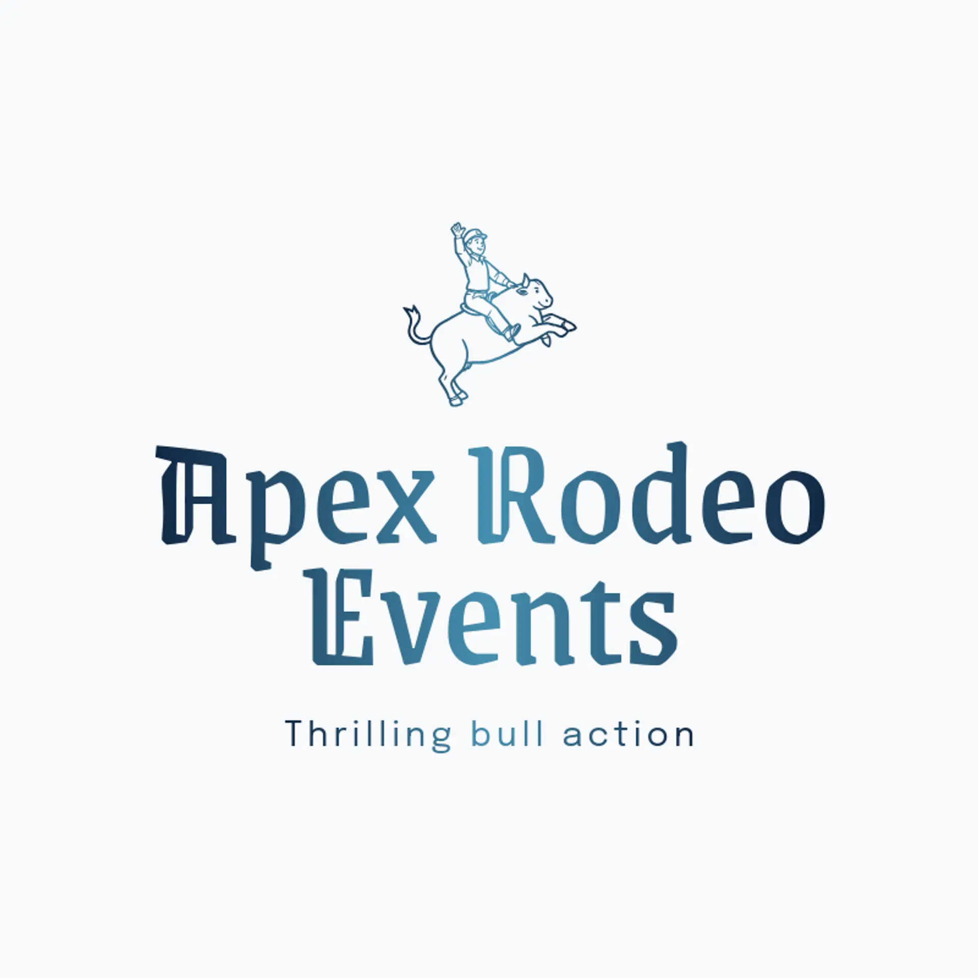 Apex Rodeo Events logo for bull