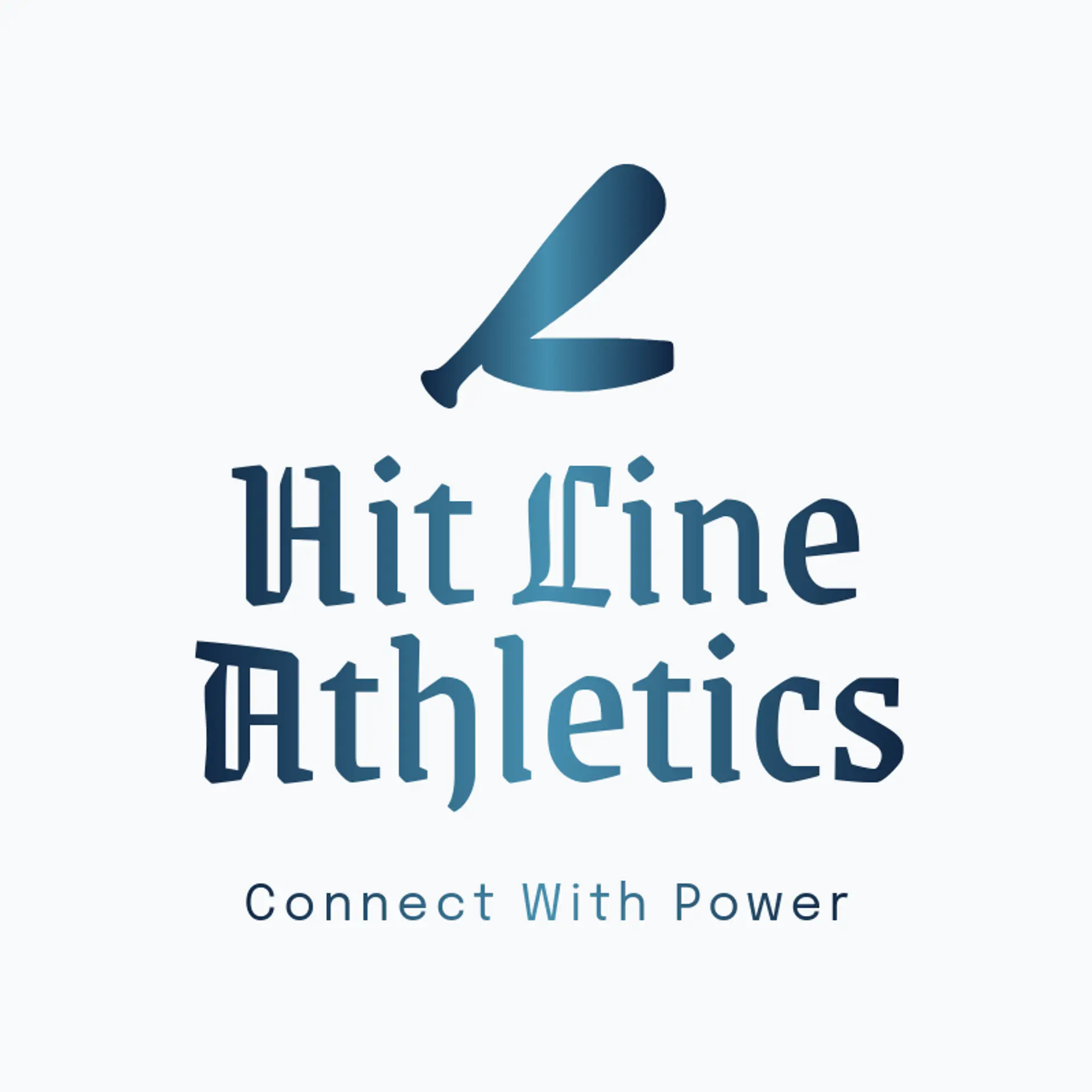 Hit Line Athletics logo for softball
