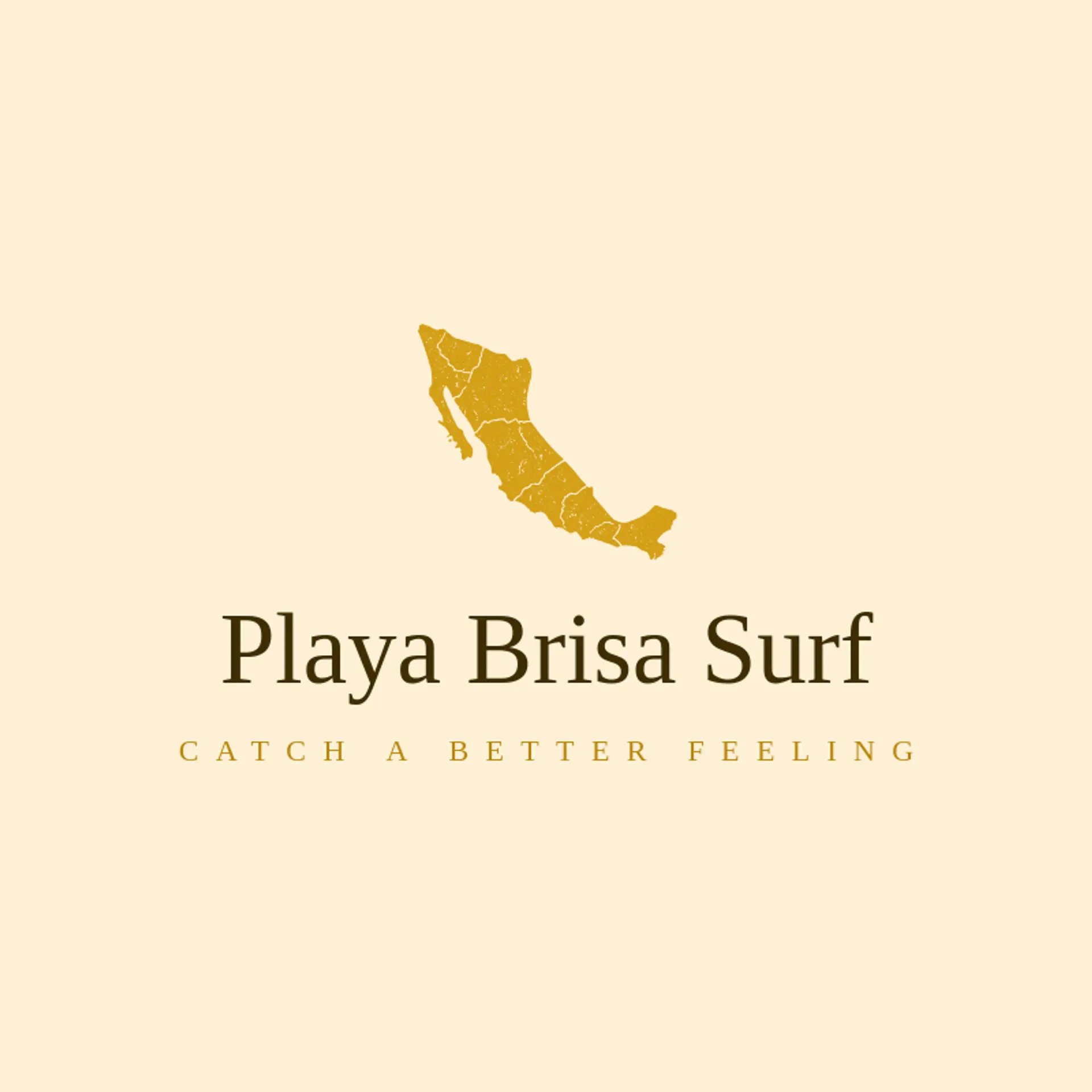 Playa Brisa Surf logo for mexico