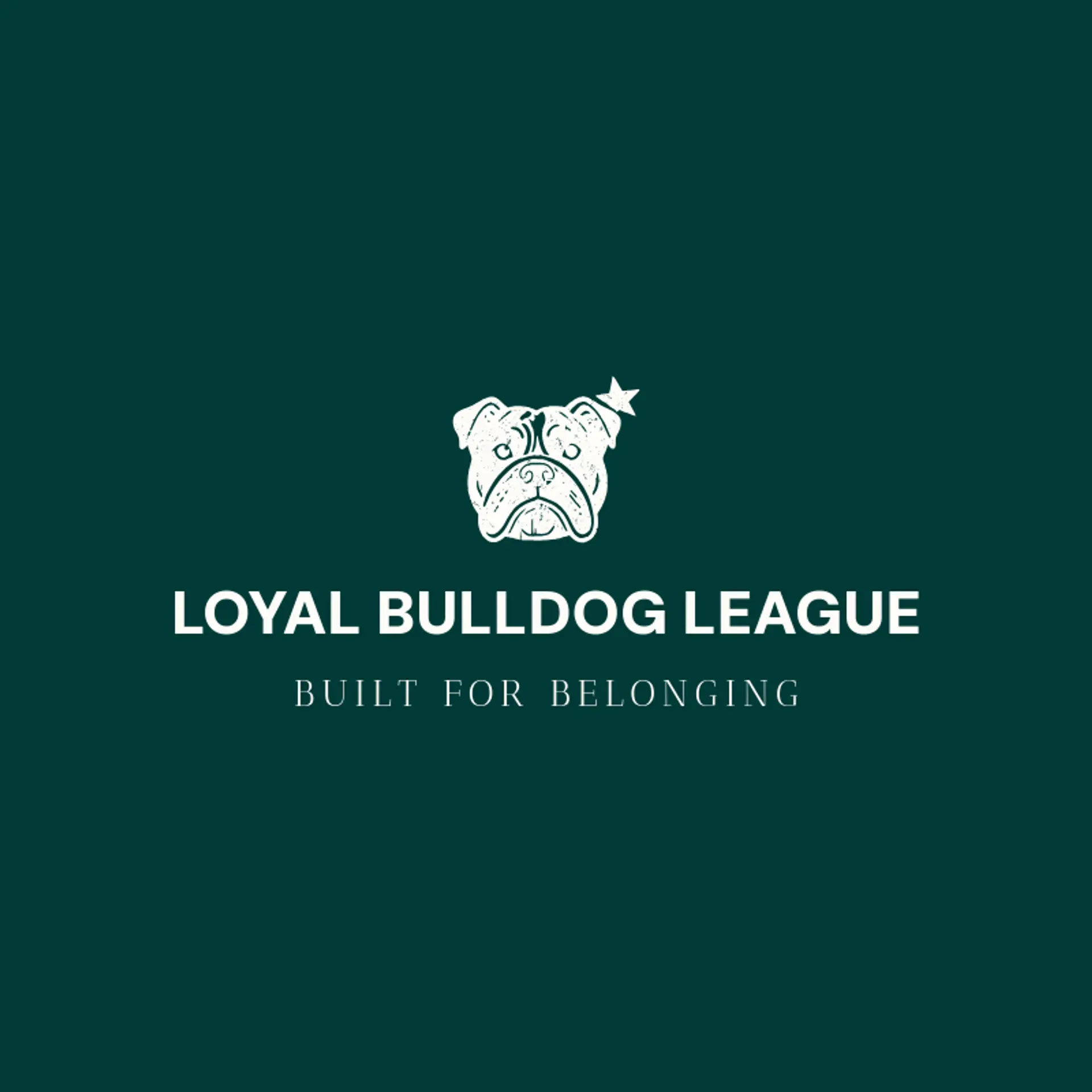 Loyal Bulldog League logo for bulldog