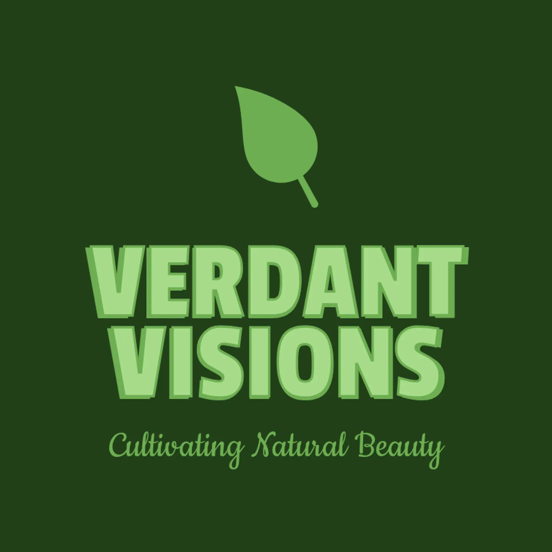 Verdant Visions Landscaping logo for landscaping