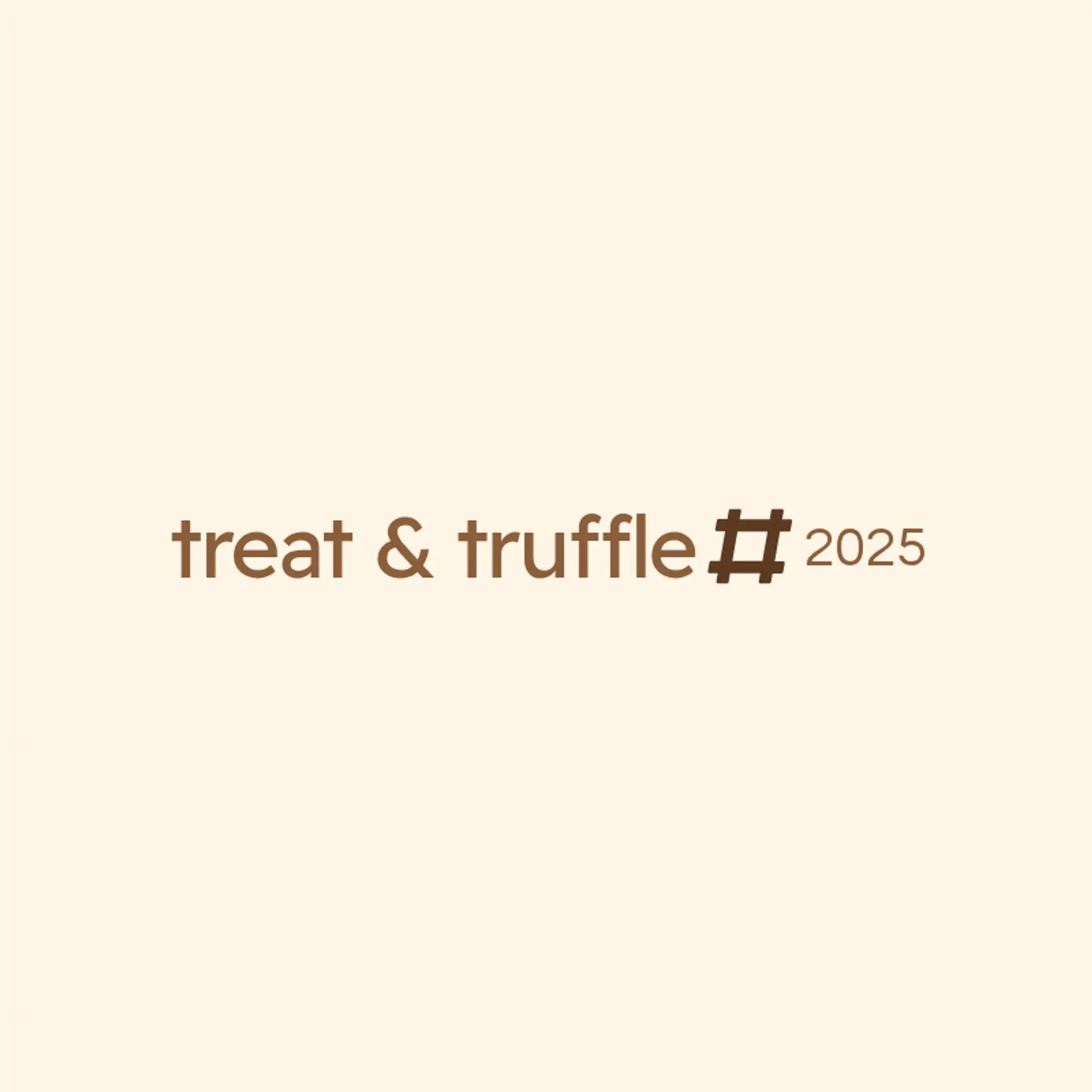 Treat & Truffle logo for creative bakery