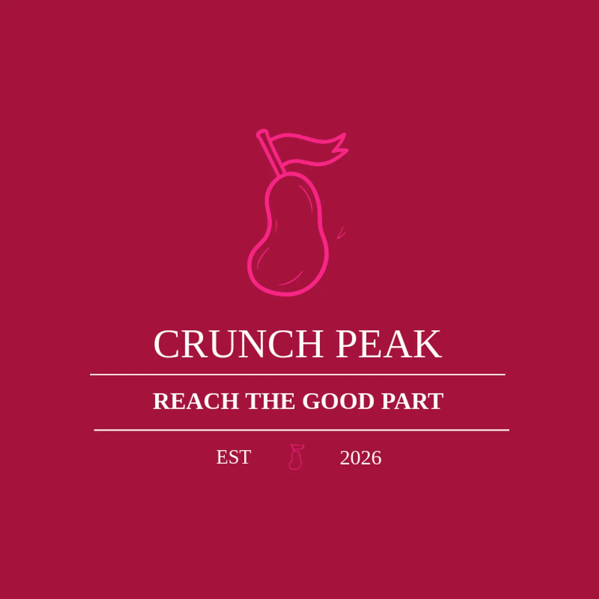 Crunch Peak logo for pickle