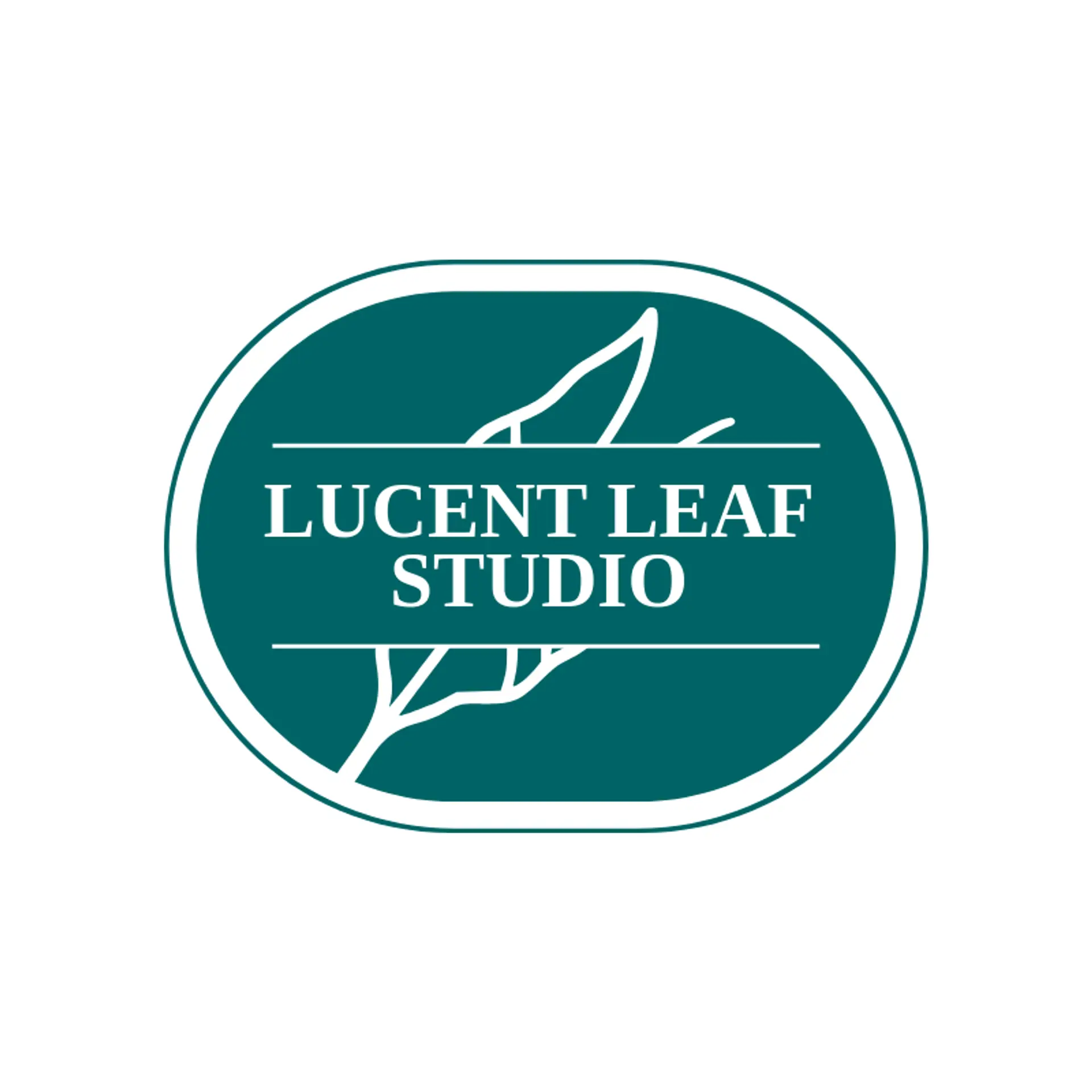 Lucent Leaf Studio logo for stained glass