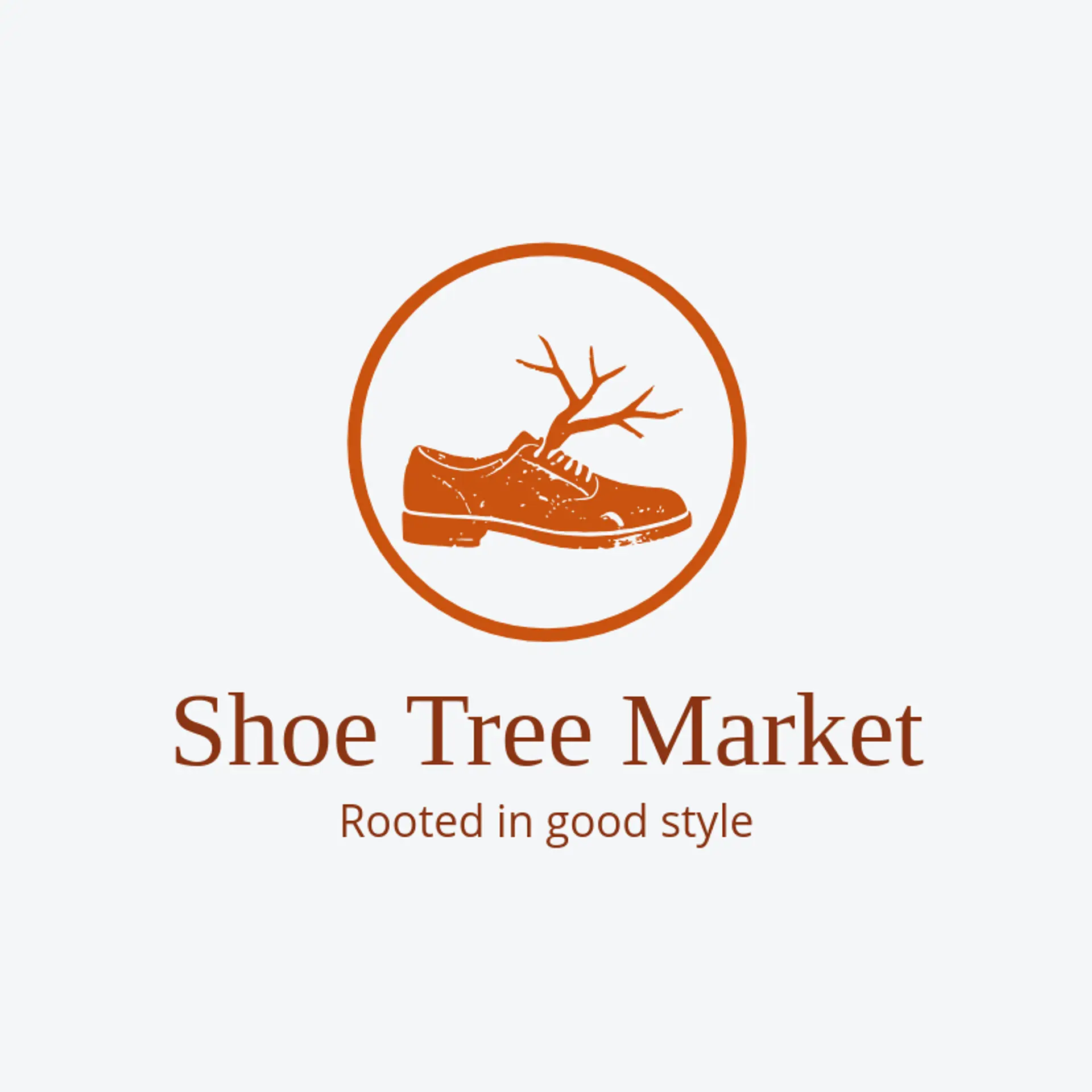 Shoe Tree Market logo for shoe store
