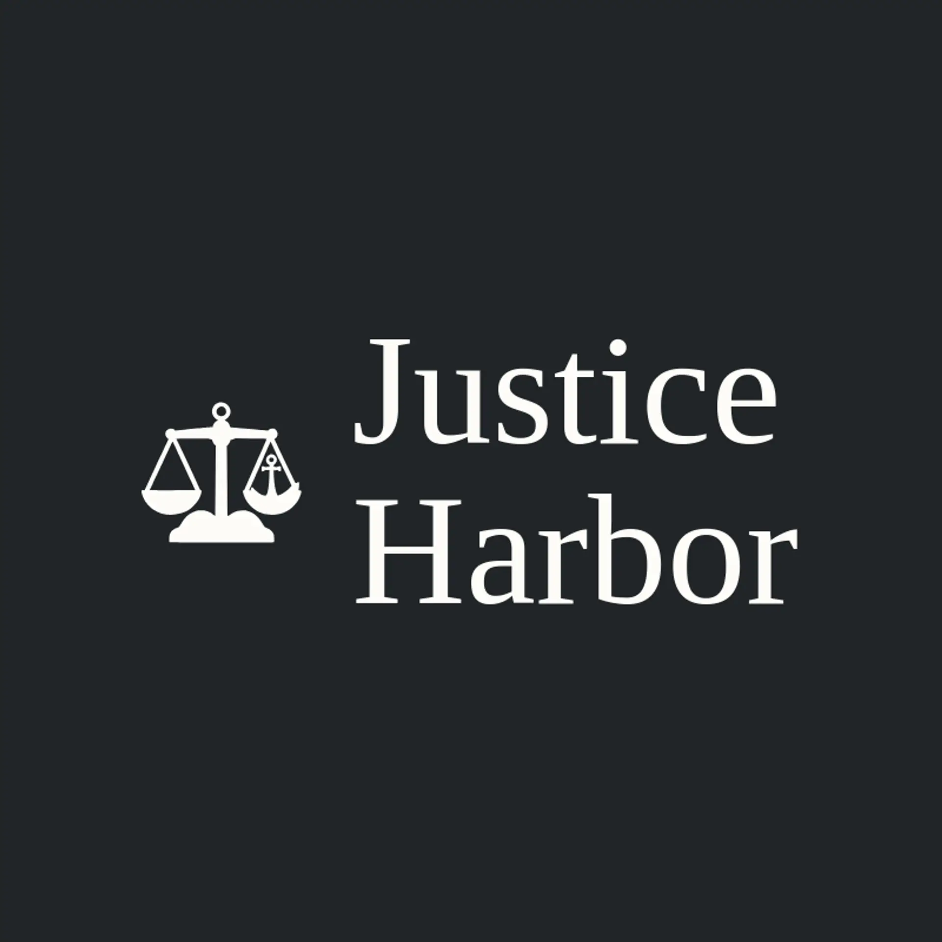 Justice Harbor logo for legal