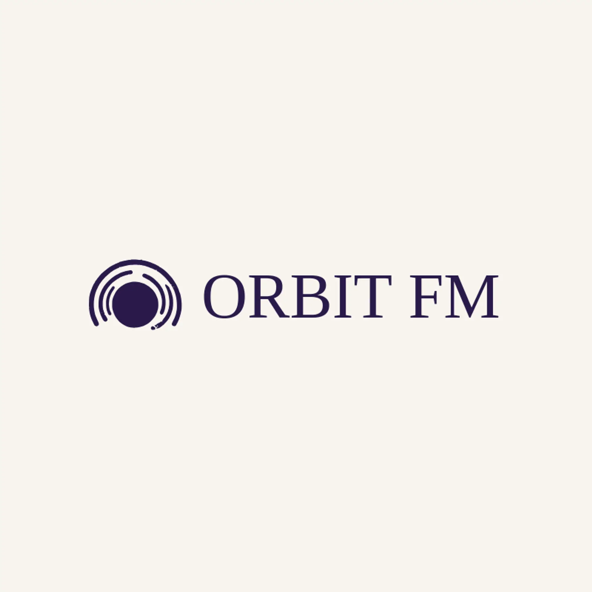 Orbit FM logo for radio station