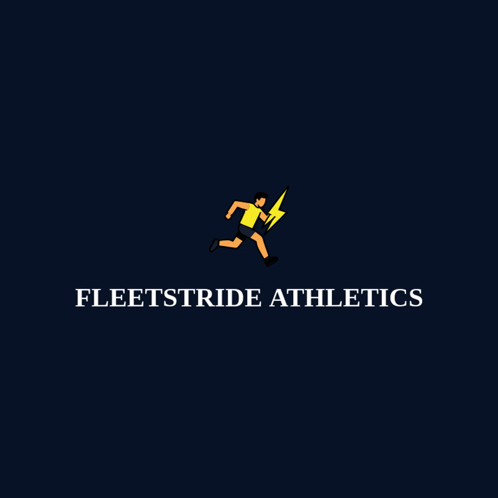Fleetstride Athletics logo for runner
