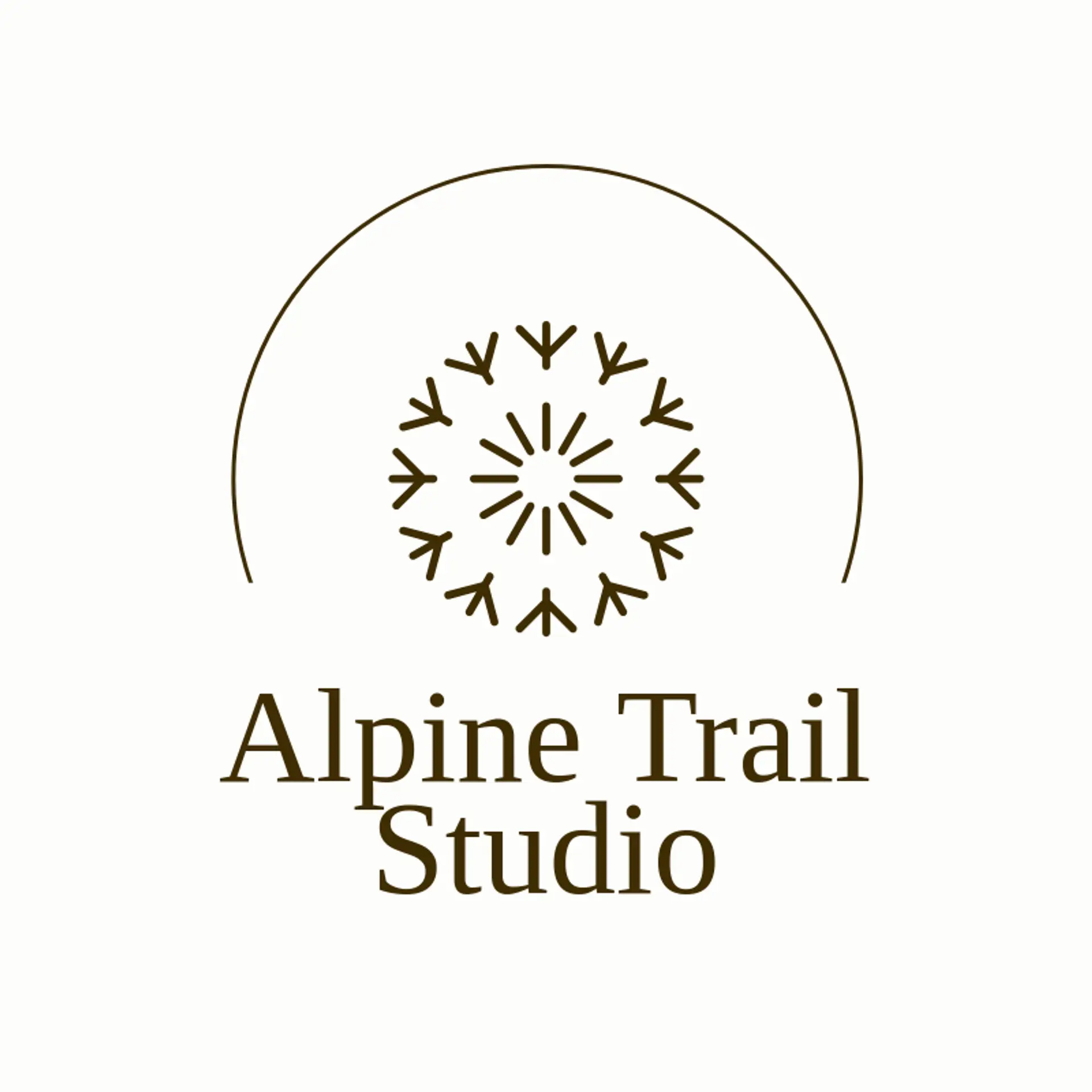 Alpine Trail Studio logo for alpine