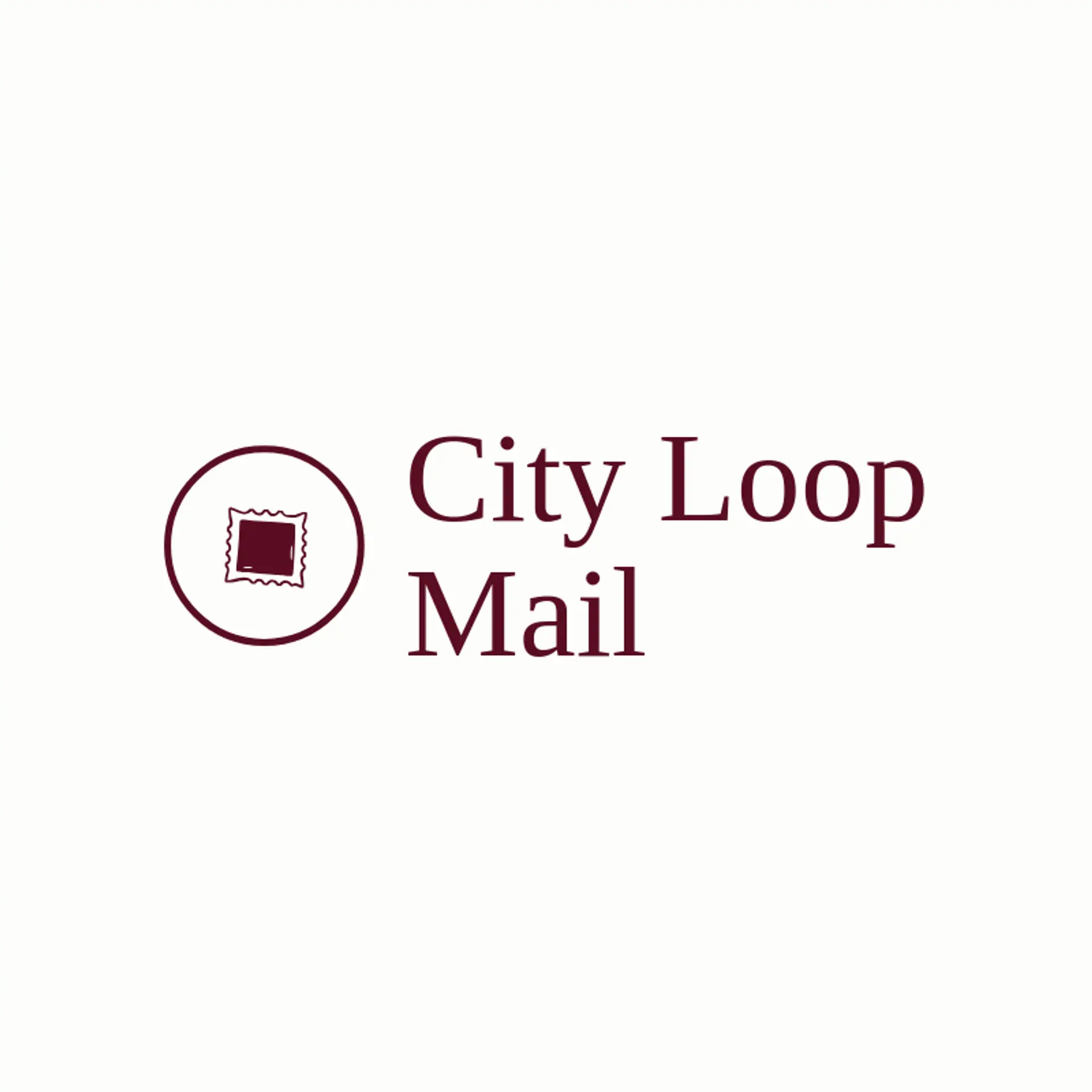 City Loop Mail logo for postal