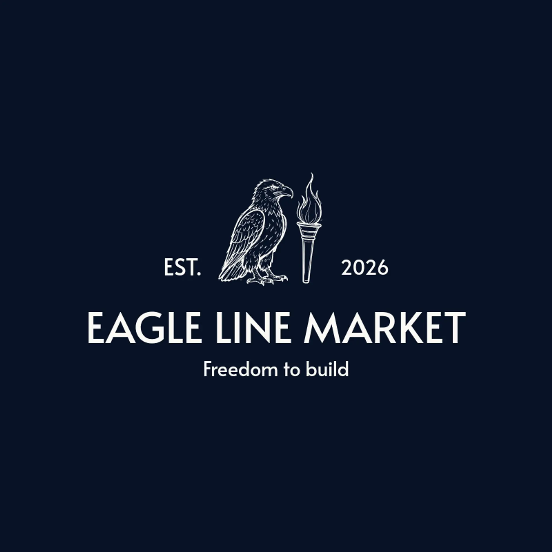 Eagle Line Market logo for american