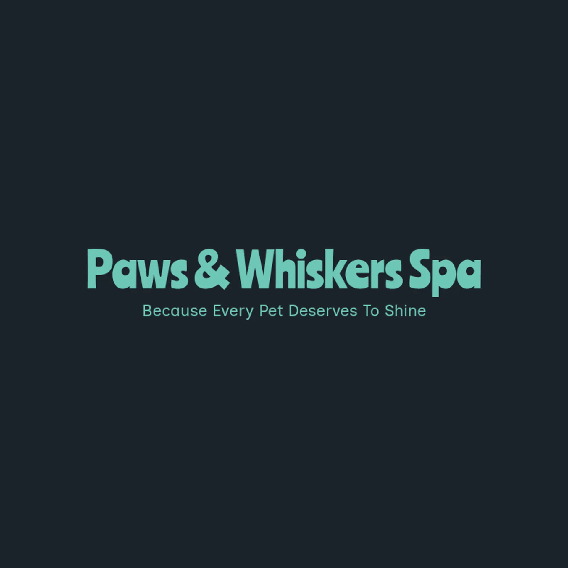 Pristine Paws Grooming logo for grooming salon