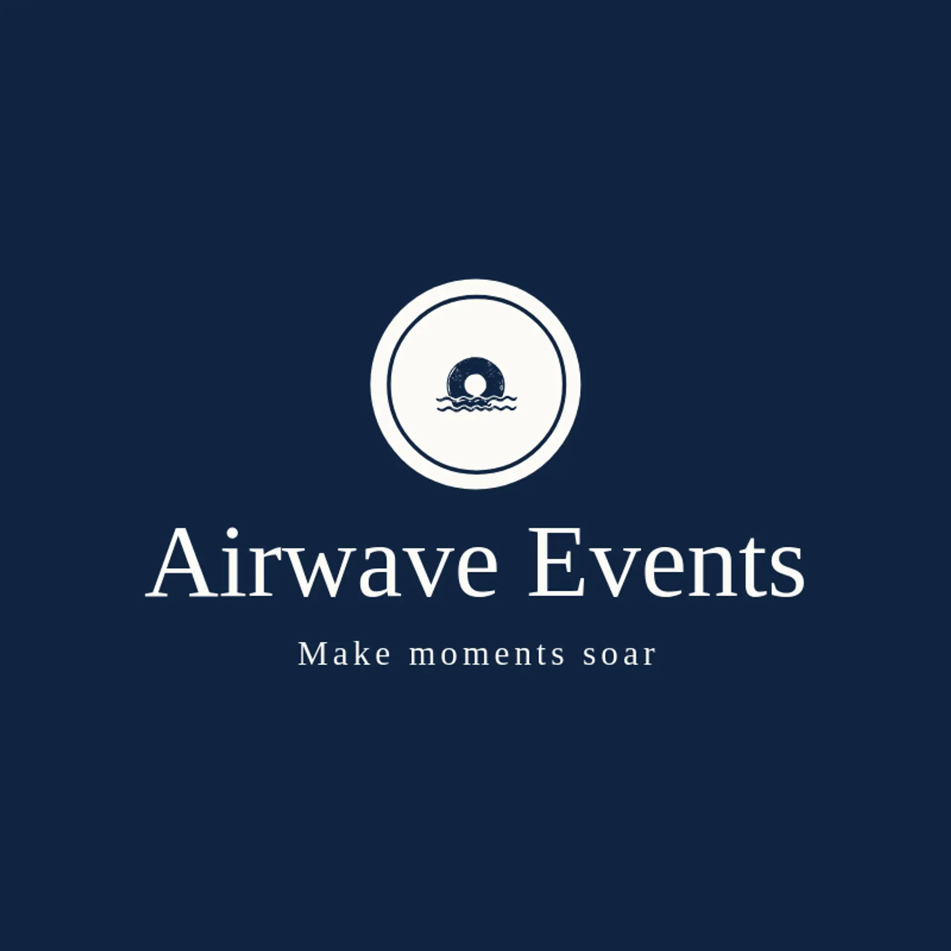 Airwave Events logo for inflatable