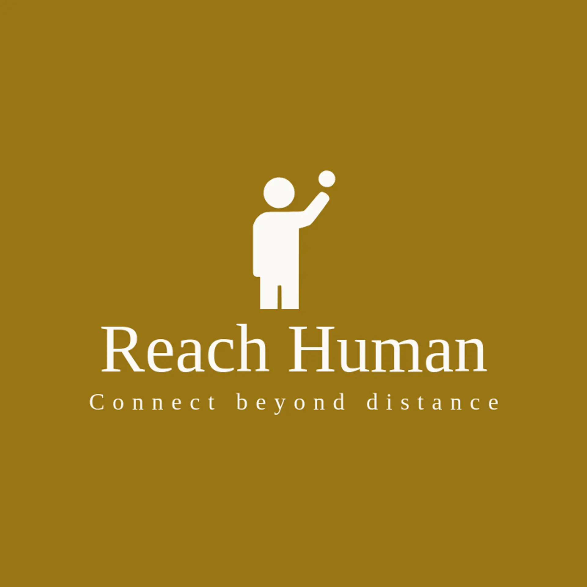 Reach Human logo for person