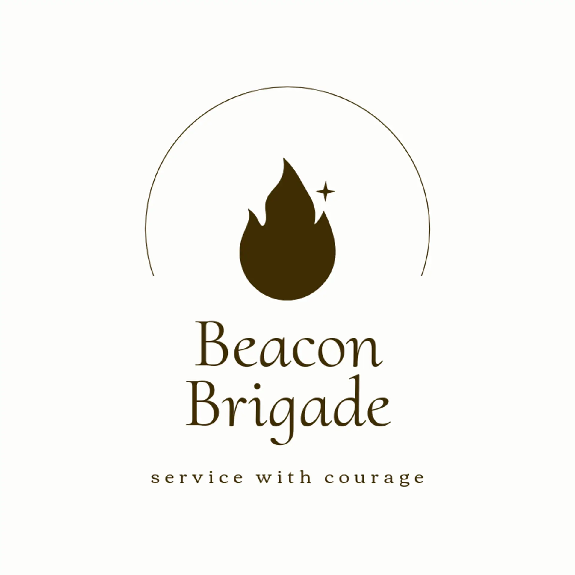Beacon Brigade logo for fire department
