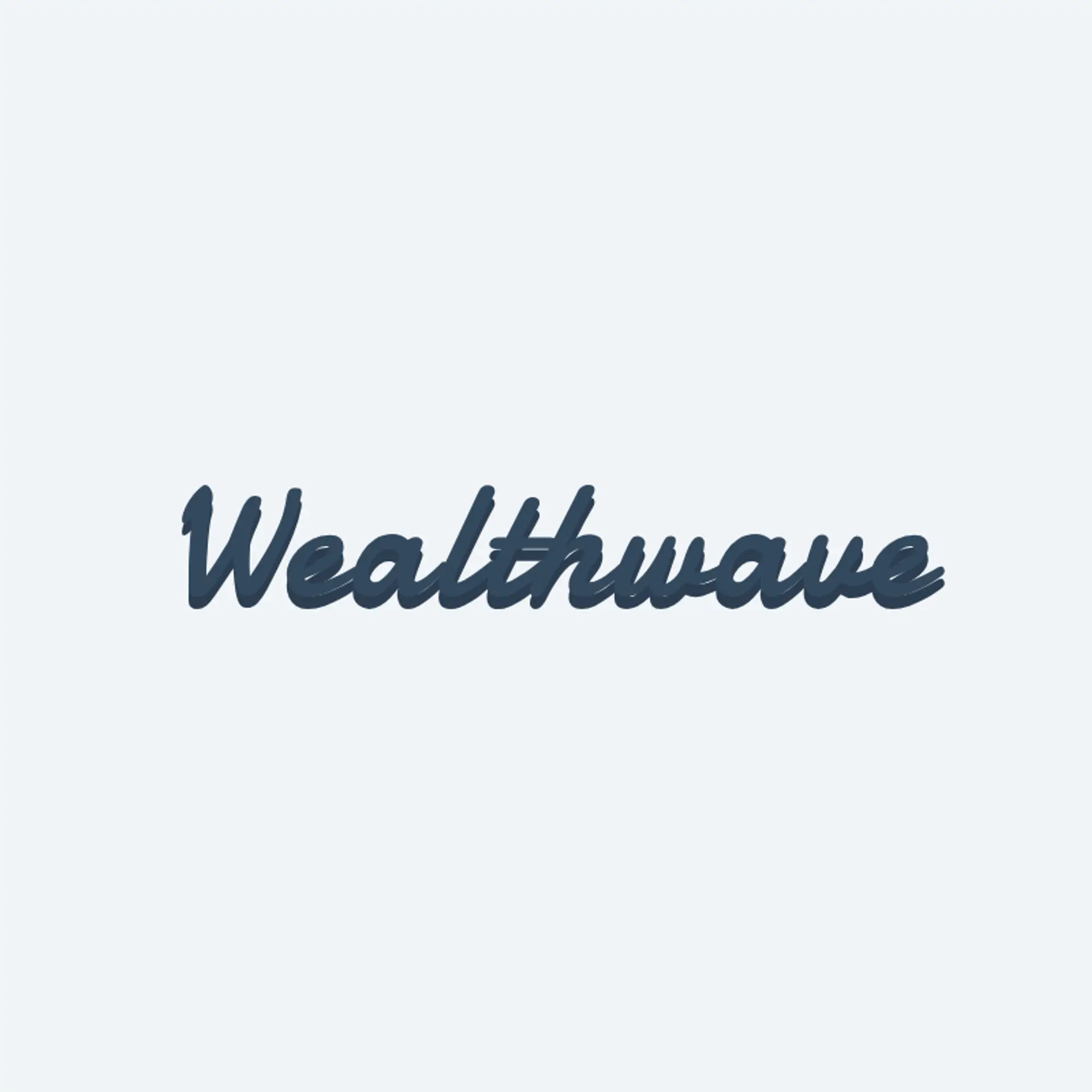 WealthWave logo for finance business