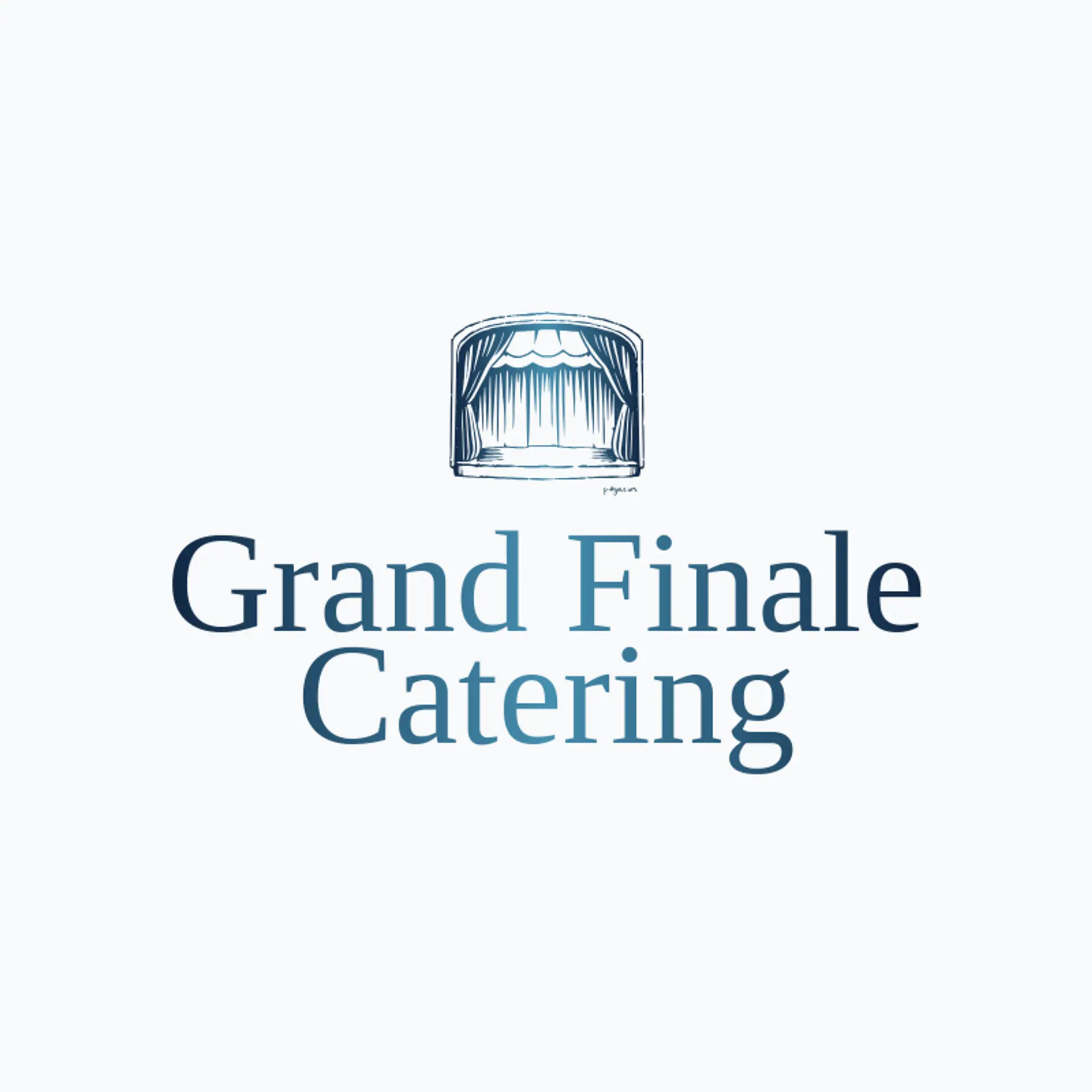 Grand Finale Catering logo for broadway