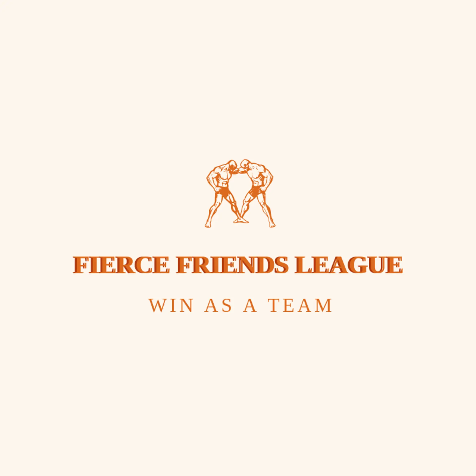 Fierce Friends League logo for pro wrestling