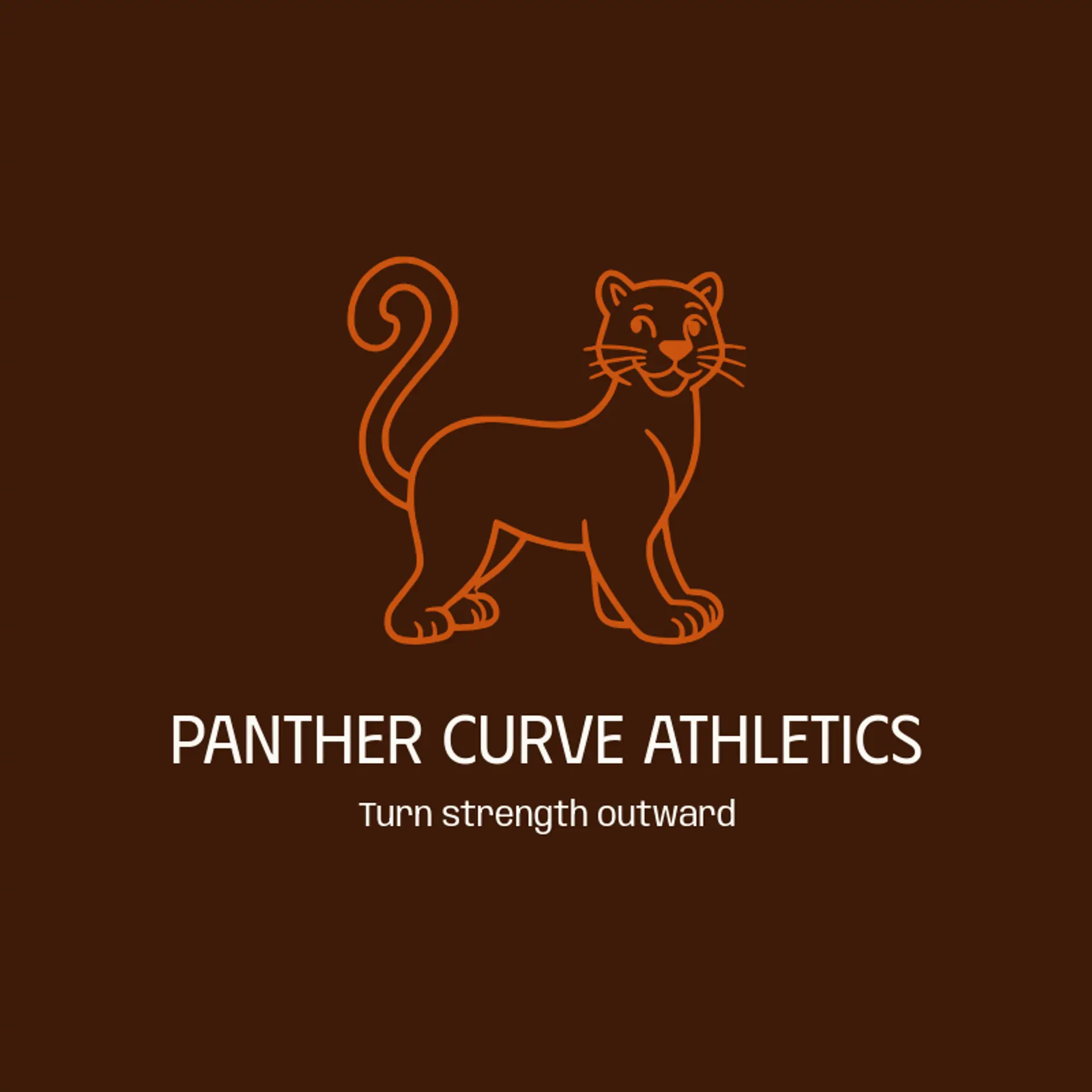 Panther Curve Athletics logo for panther