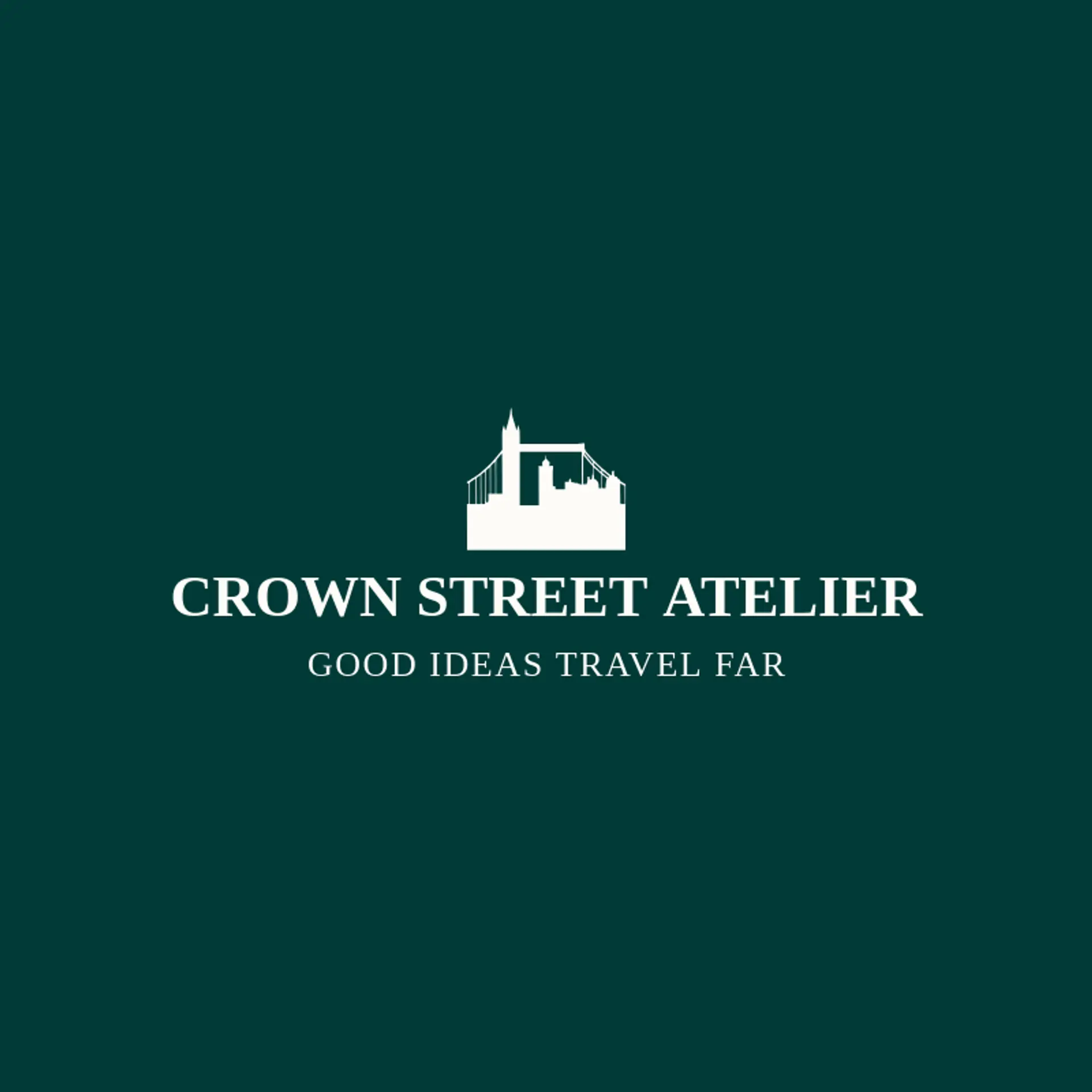 Crown Street Atelier logo for london