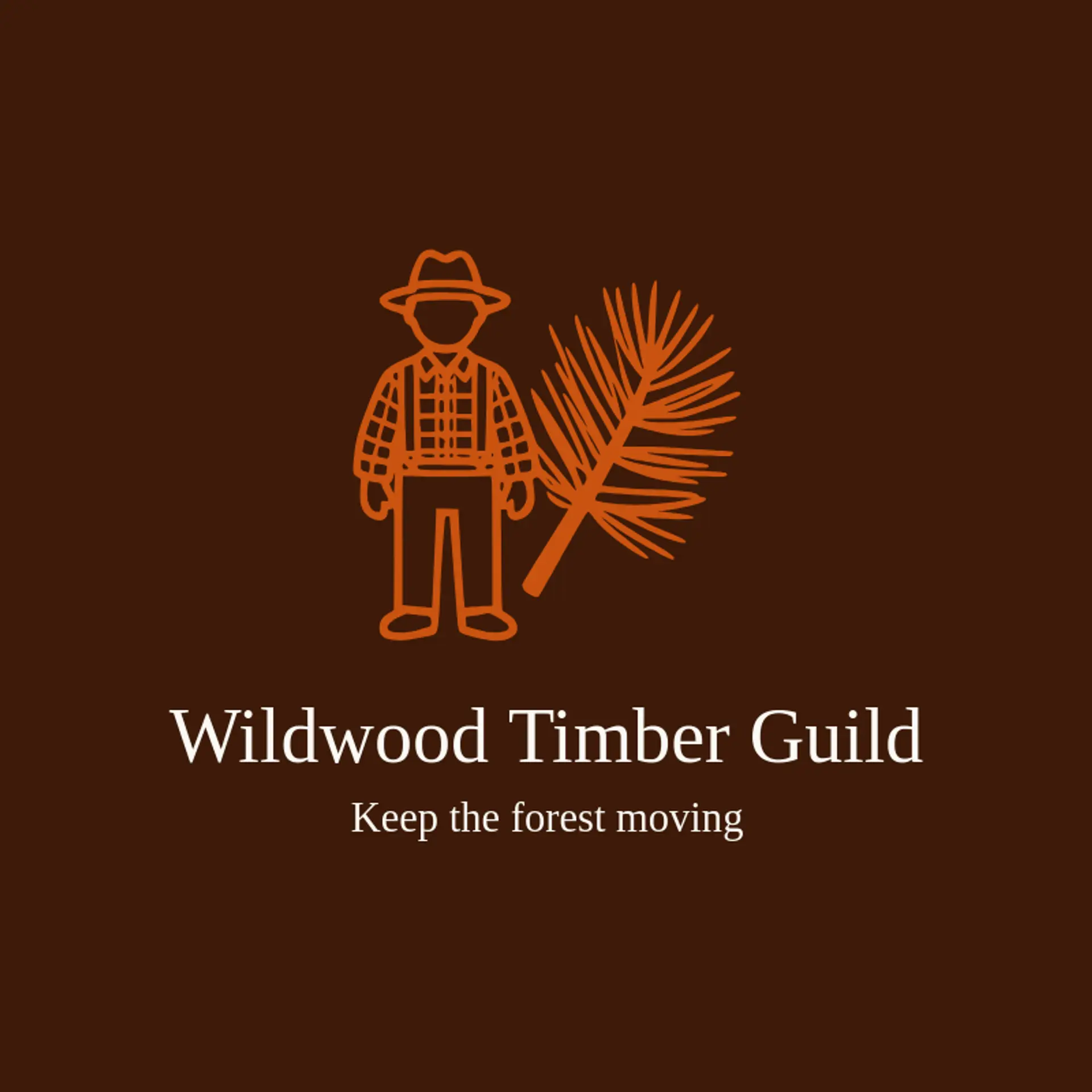 Wildwood Timber Guild logo for lumberjack
