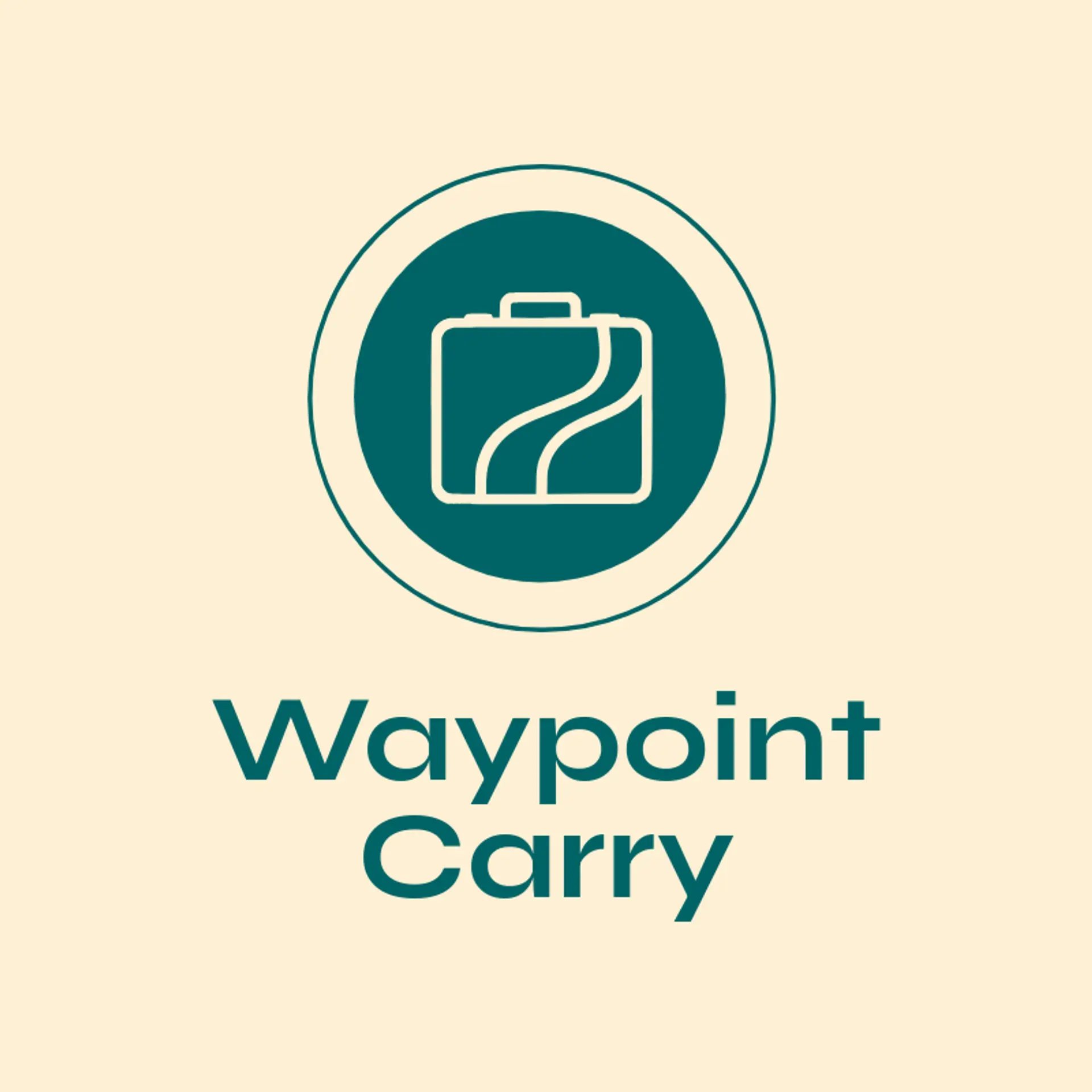 Waypoint Carry logo for bag