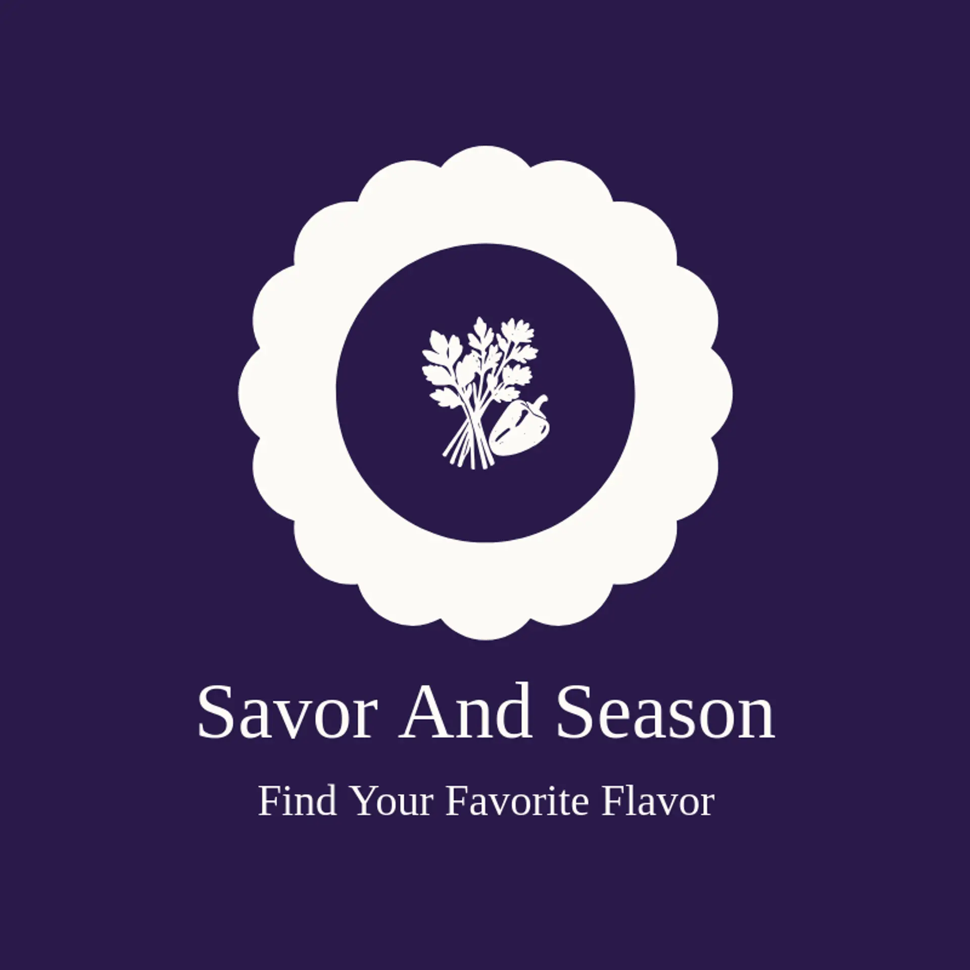 Savor And Season logo for culinary