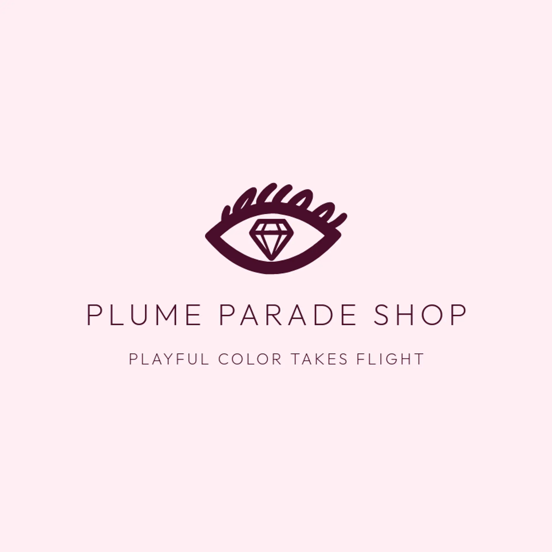 Plume Parade Shop logo for peacock