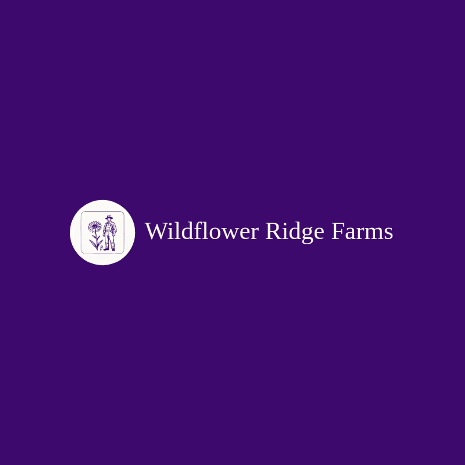 Wildflower Ridge Farms logo for farmer